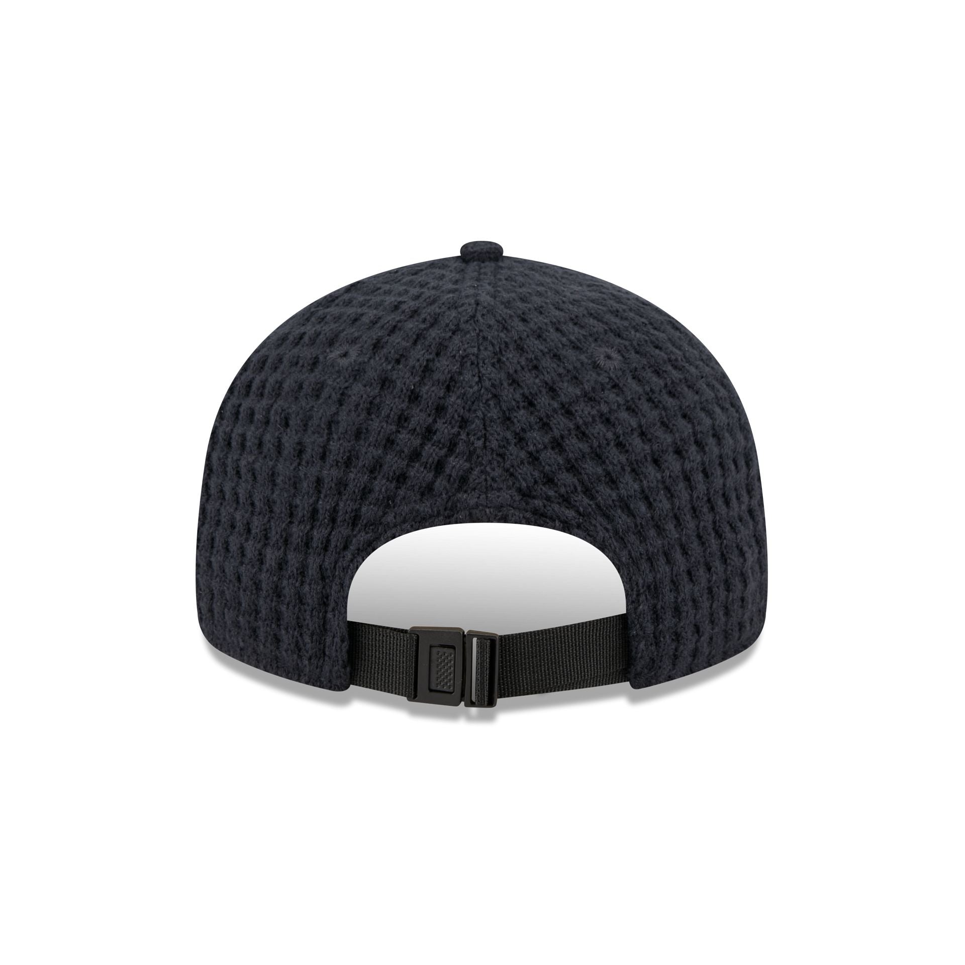 New Era Cap Waffle Knit Navy Retro Crown 9Fifty Strapback Hat - Image 6