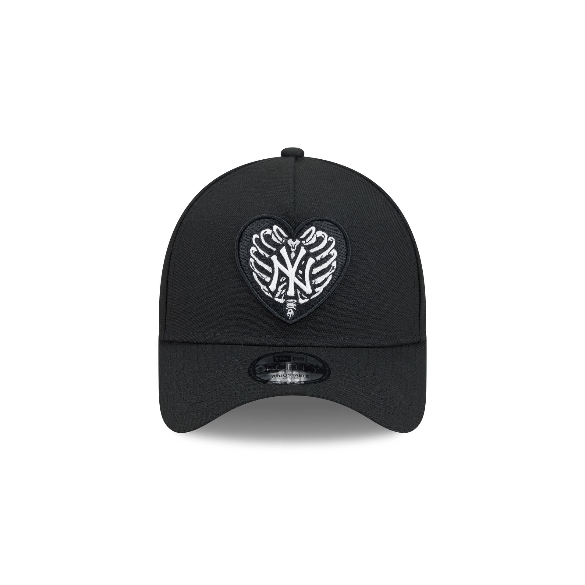 Alternative view of New York Yankees Skeletal Heart 9Forty A-Frame Snapback Hat