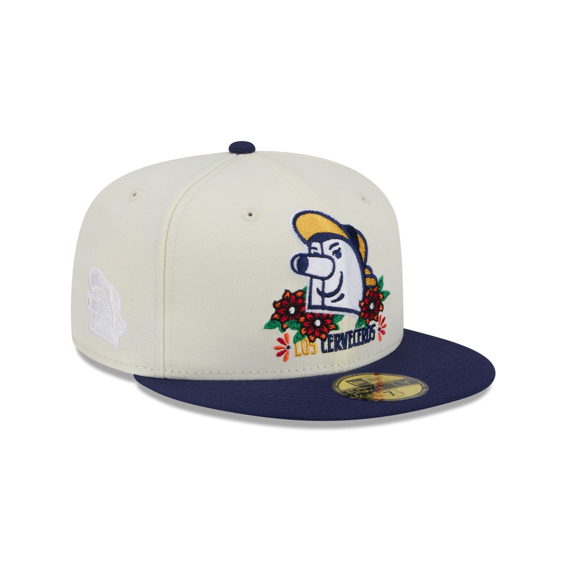 Milwaukee Brewers Day Of The Dead Sugar Skull Mascot 59Fifty Fitted Hat