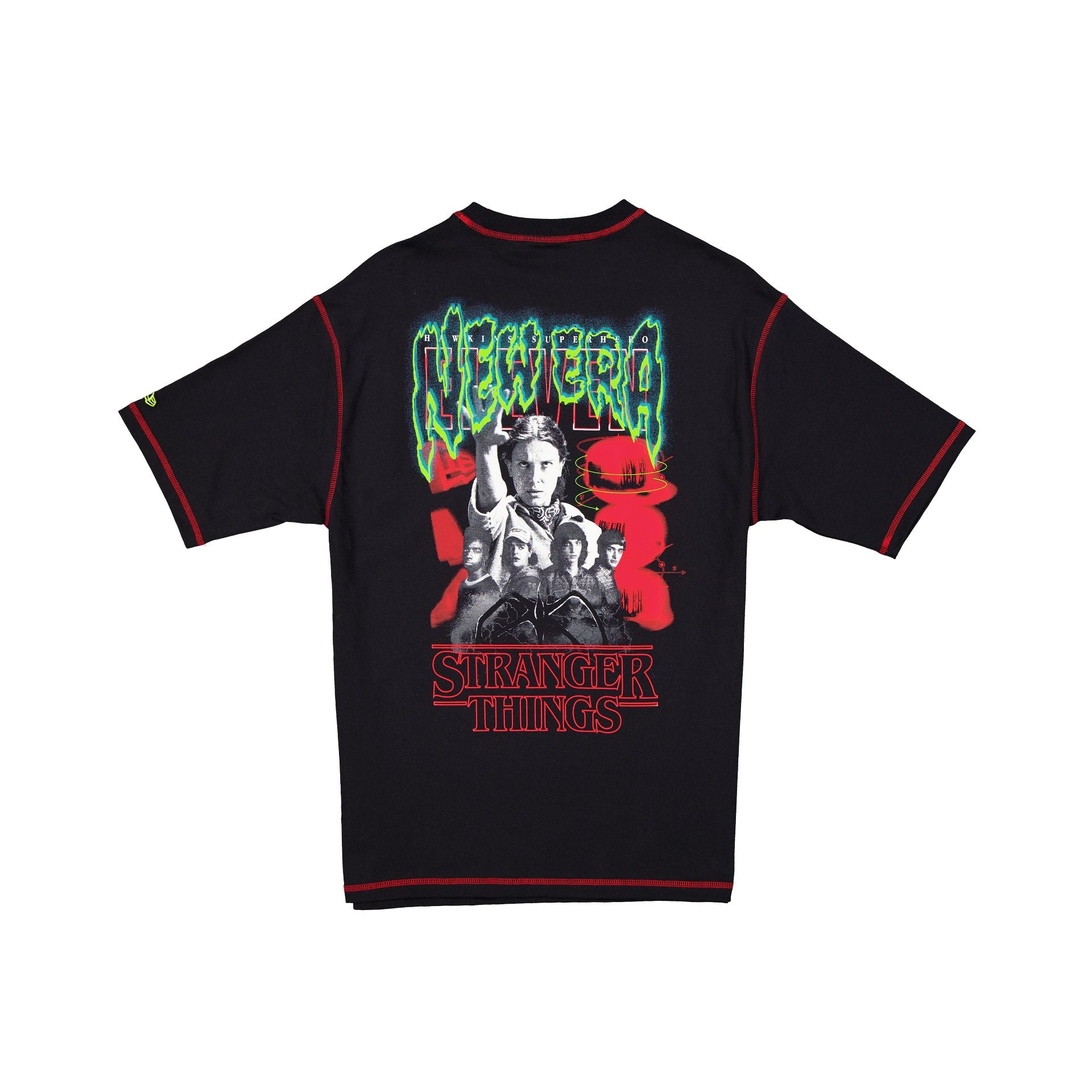 Alternative view of Stranger Things Black T-Shirt