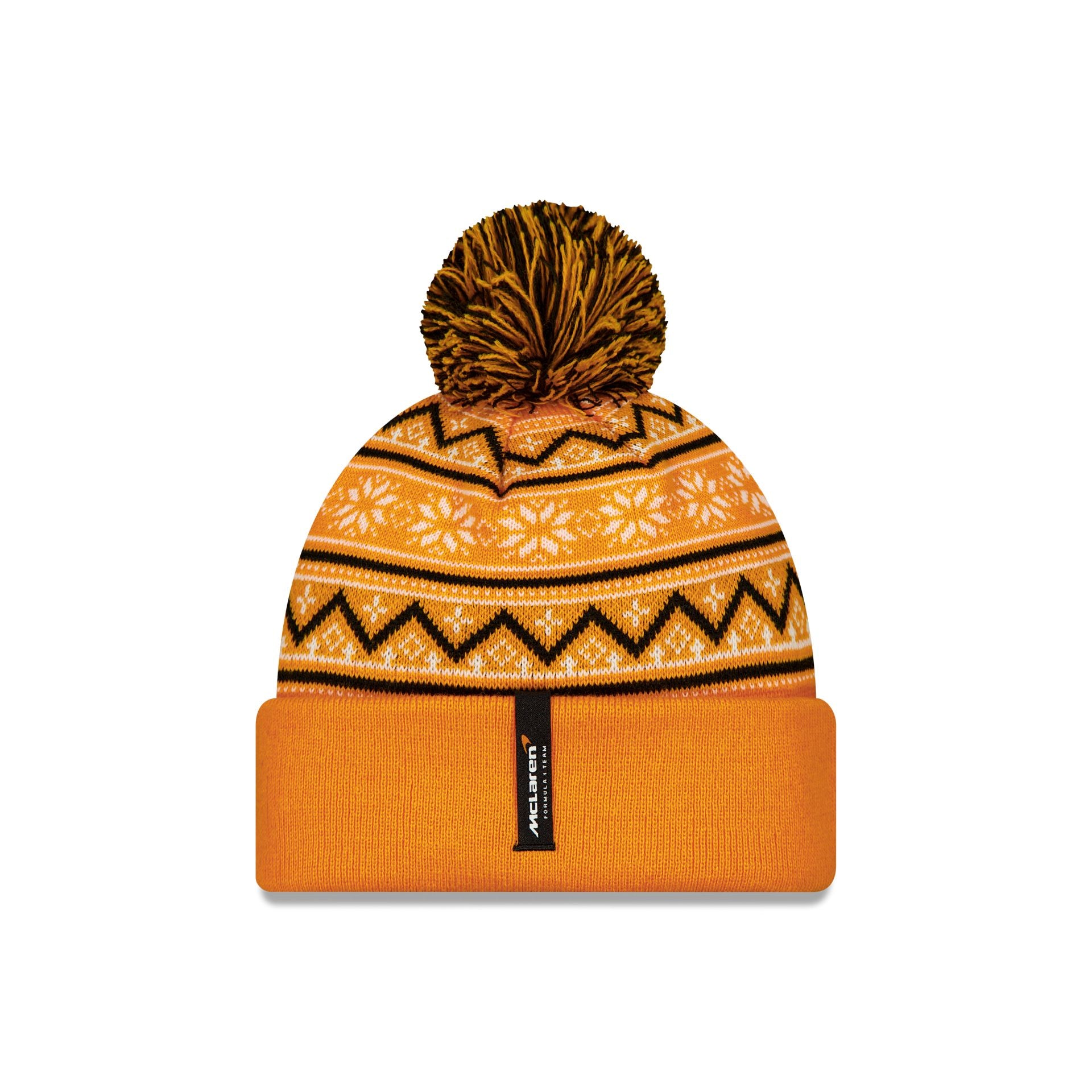 Mclaren Formula 1 Team Holiday Pom Knit Hat - Image 2