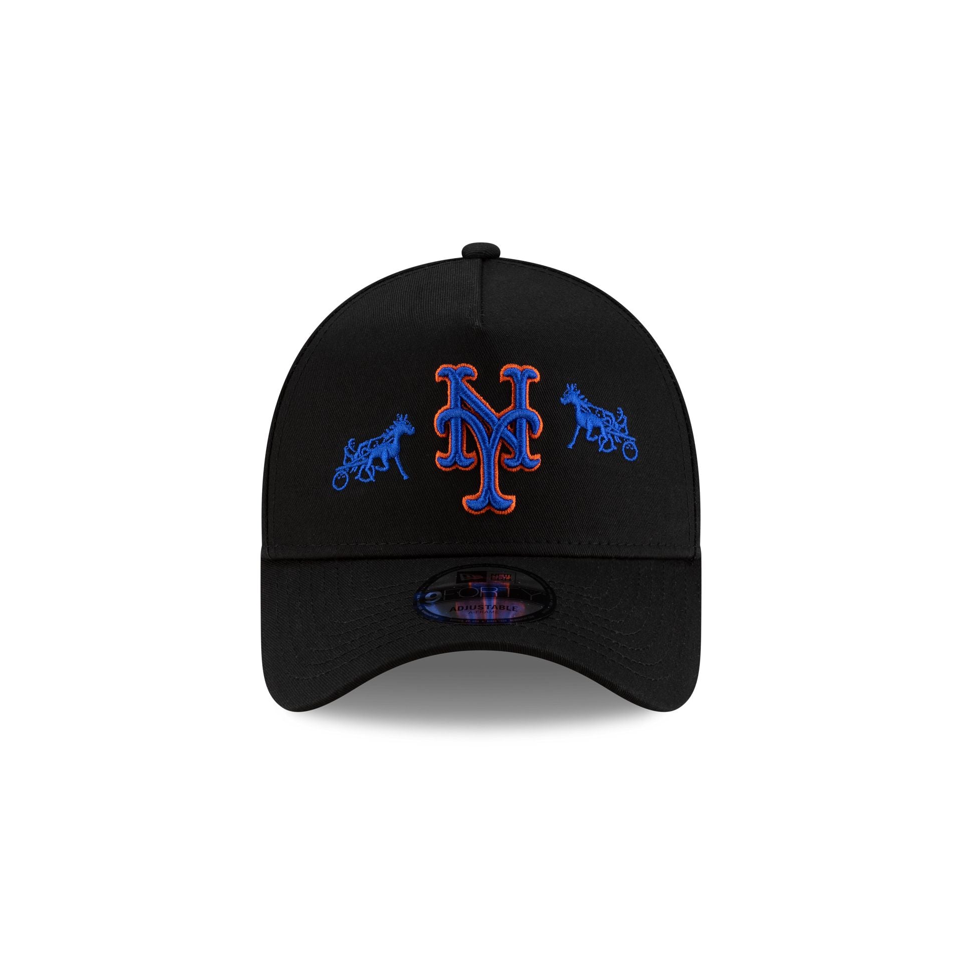 Alternative view of Siegelman Stable X New York Mets Black 9Forty A-Frame Snapback Hat