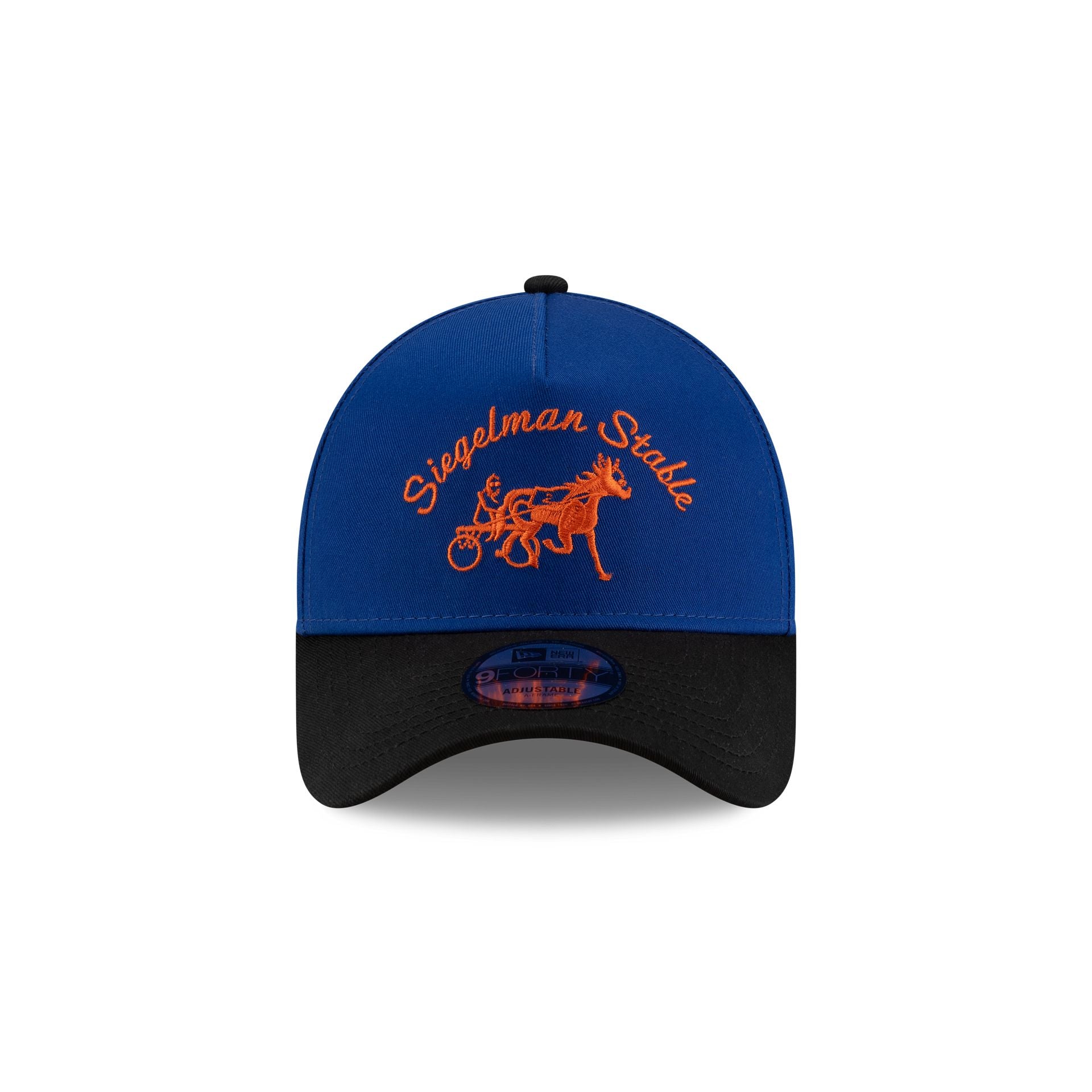 Alternative view of Siegelman Stable X New York Mets Black Visor 9Forty A-Frame Snapback Hat