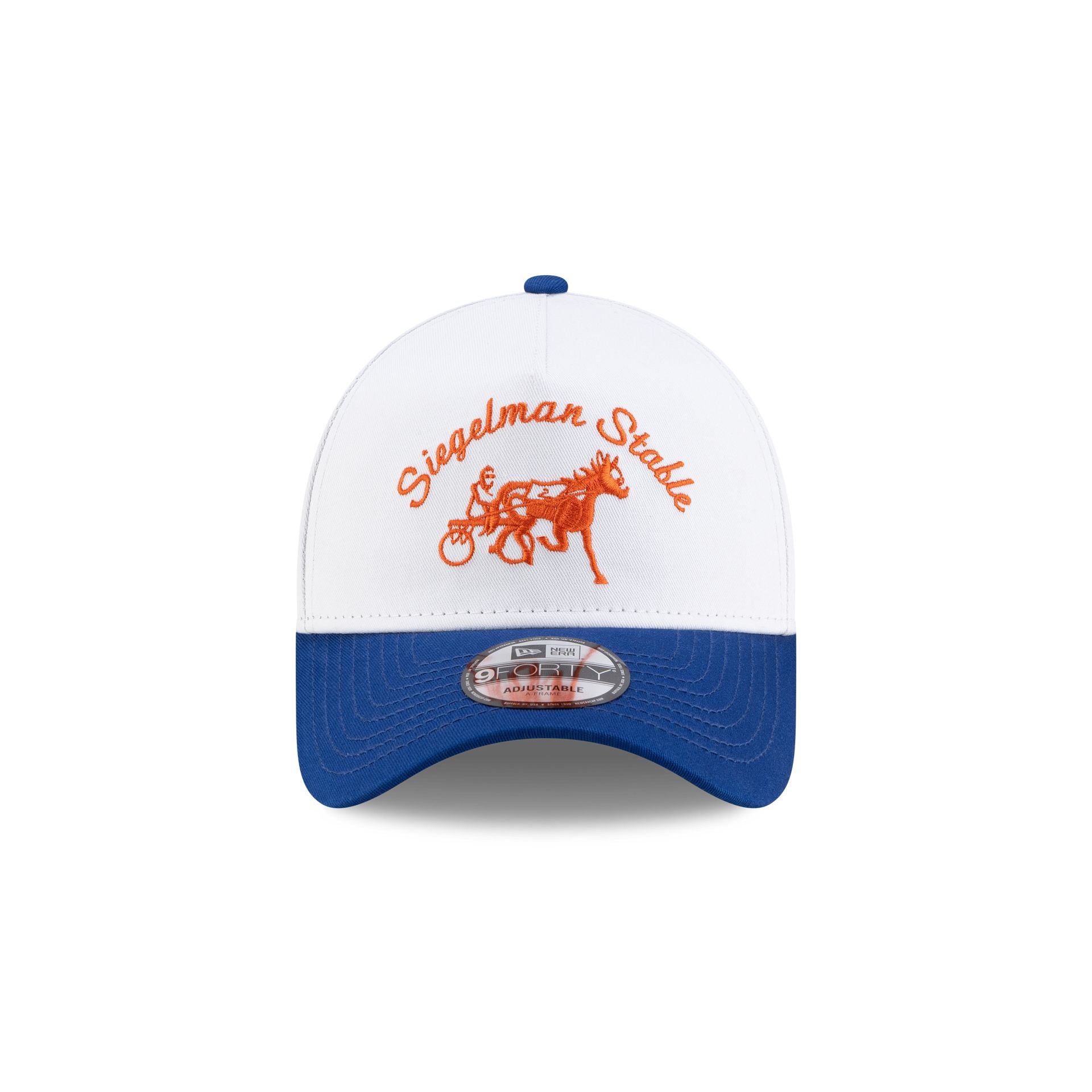 Alternative view of Siegelman Stable X New York Mets Blue Visor 9Forty A-Frame Snapback Hat