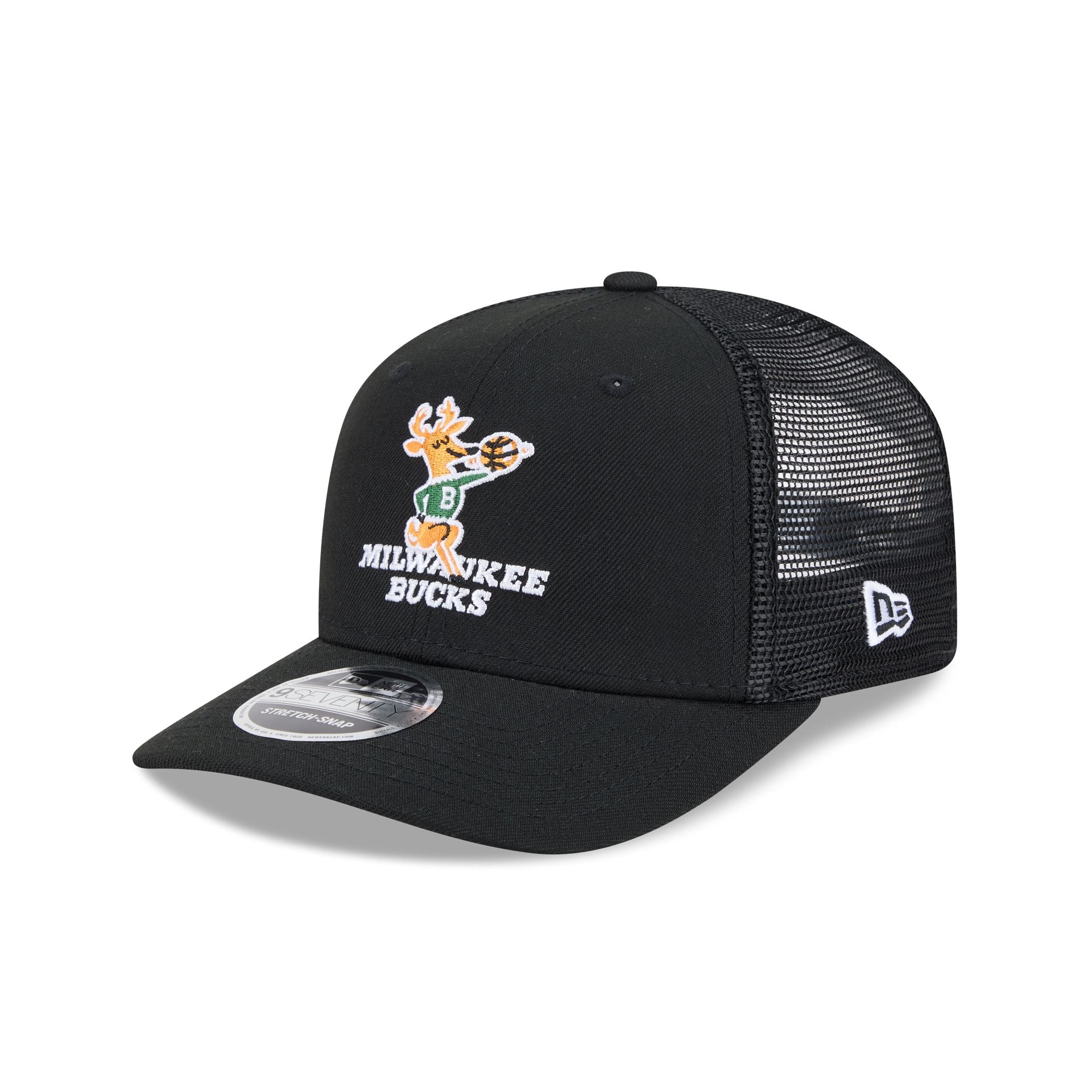 Milwaukee Bucks 1968-1992 Hardwood Classics 9Seventy Trucker Hat