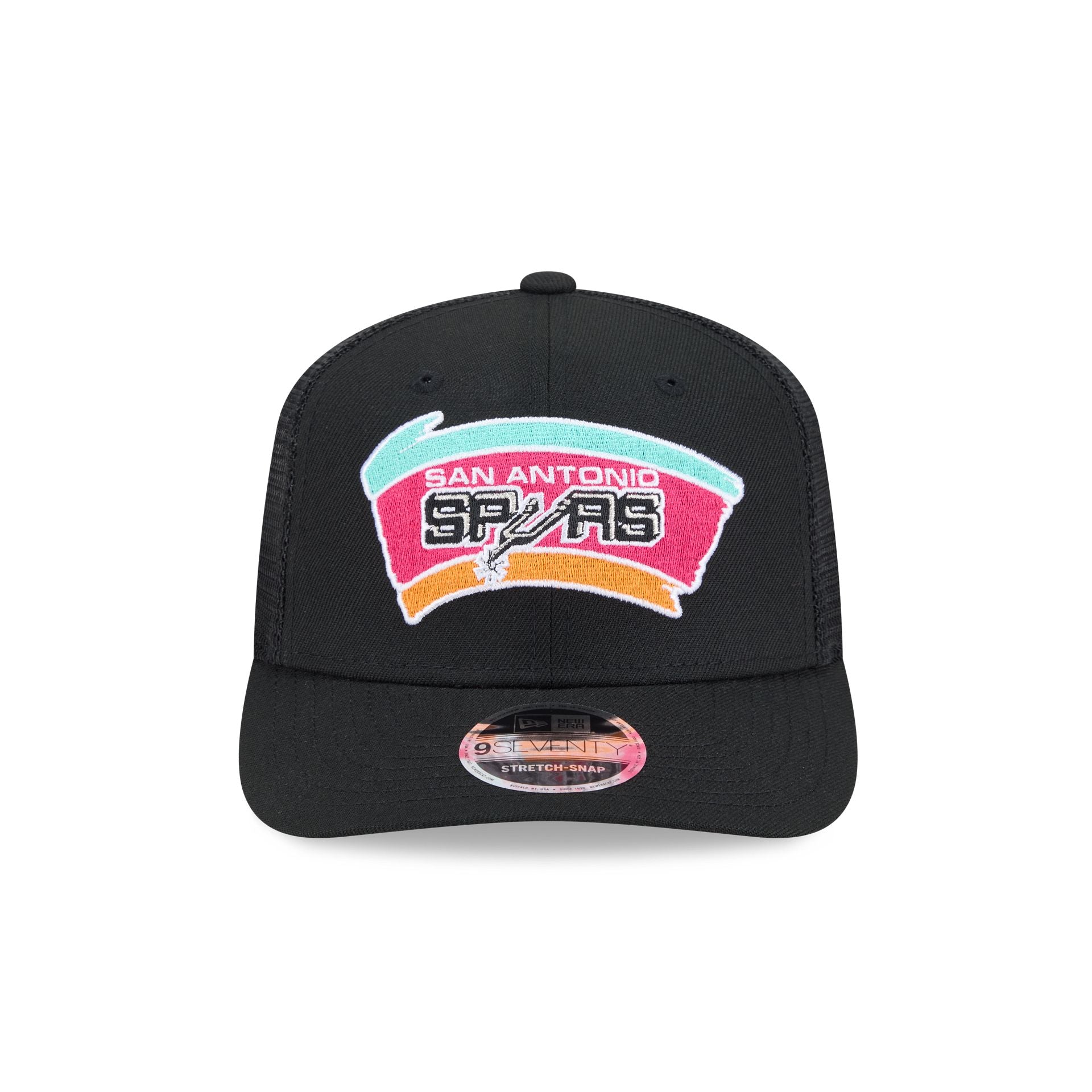 Alternative view of San Antonio Spurs 1989-2001 Hardwood Classics 9Seventy Trucker Hat