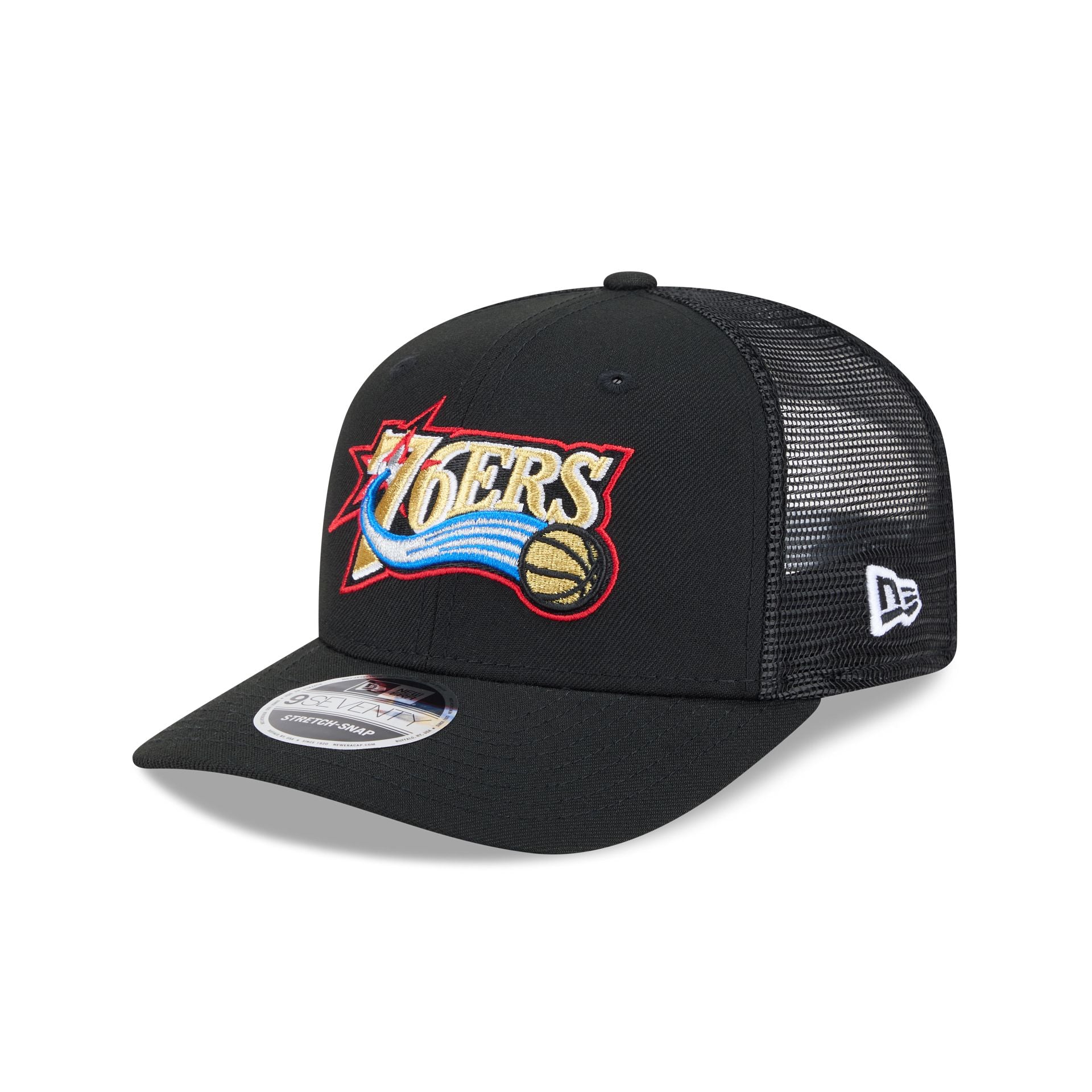 Philadelphia 76Ers 1997-2008 Hardwood Classics 9Seventy Trucker Hat