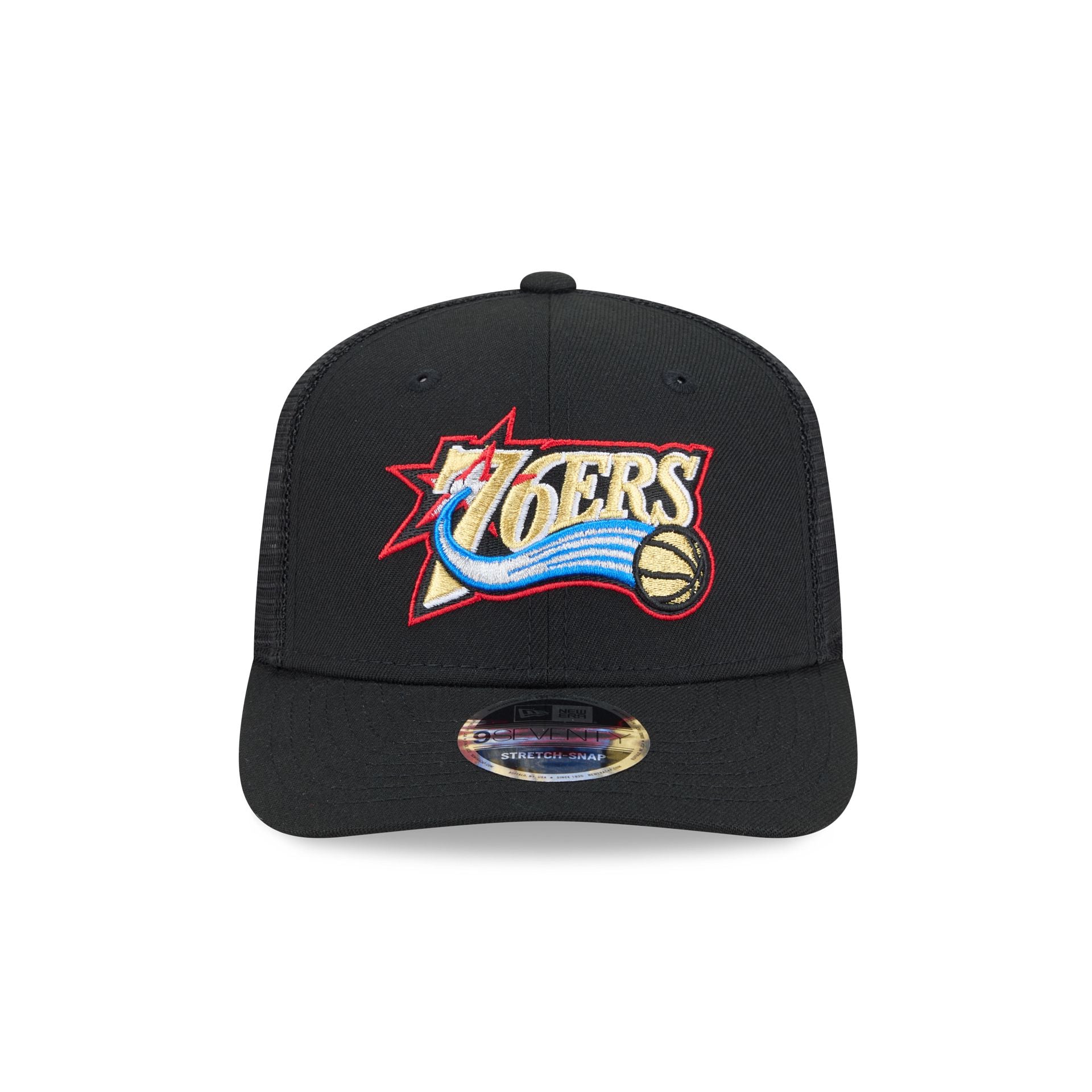 Alternative view of Philadelphia 76Ers 1997-2008 Hardwood Classics 9Seventy Trucker Hat