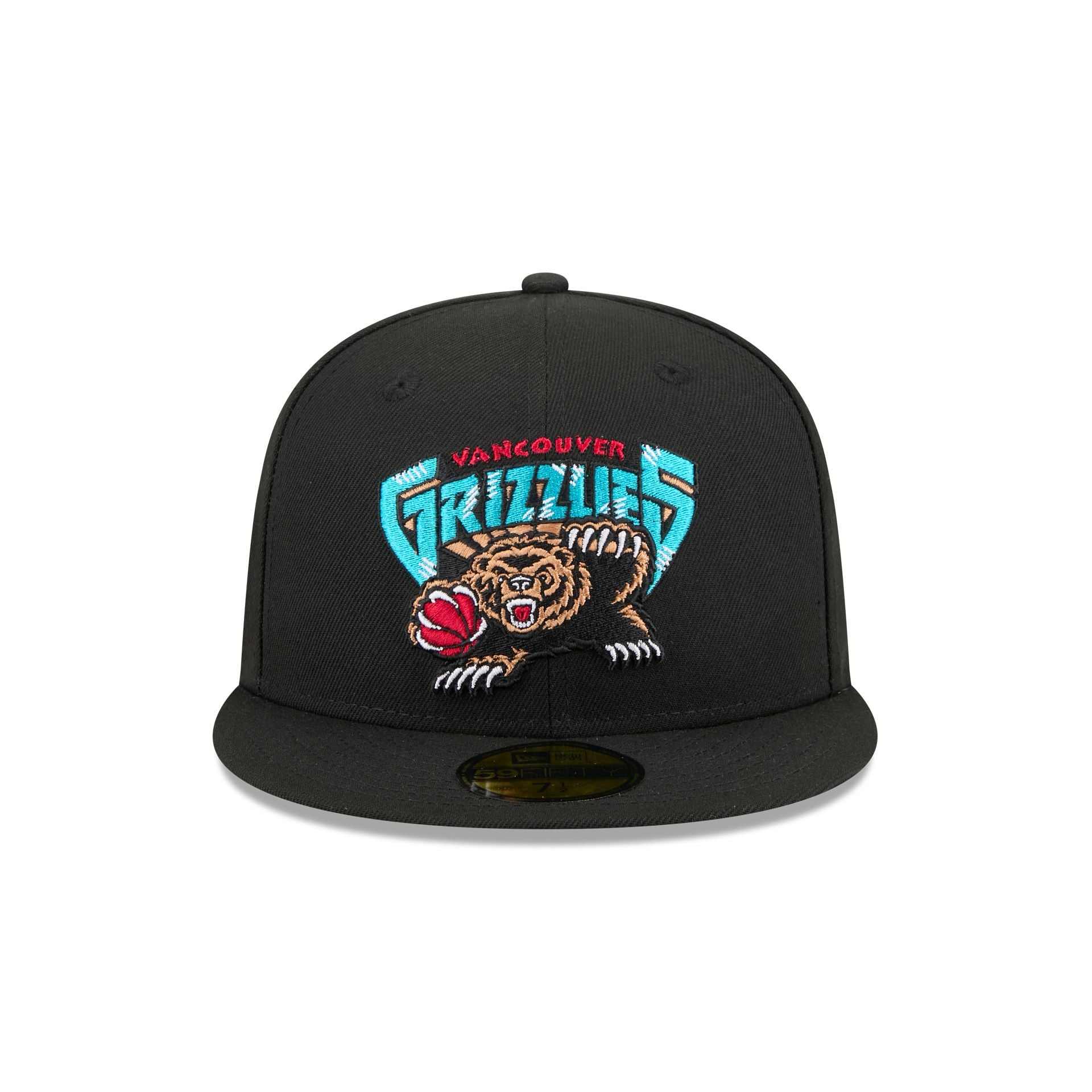 Alternative view of Vancouver Grizzlies 1995-2001 Hardwood Classics Sidepatch 59Fifty Fitted Hat