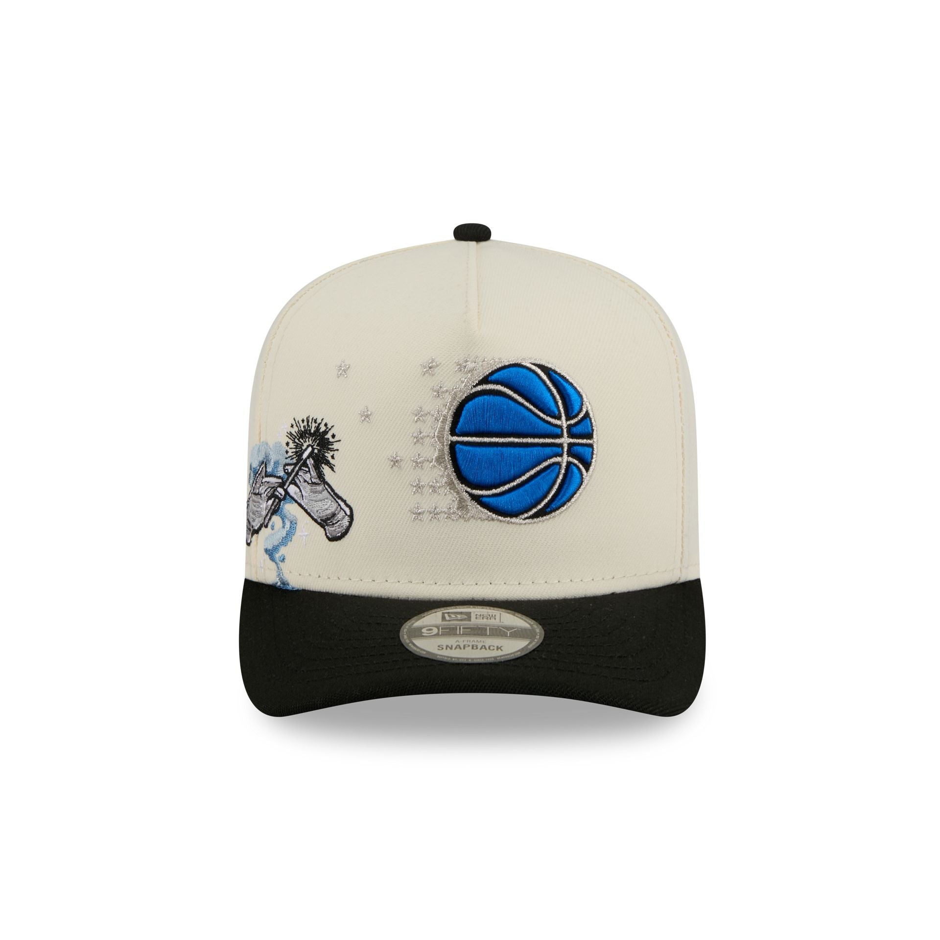 Alternative view of Orlando Magic 1989-1999 Hardwood Classics Chrome White 9Fifty A-Frame Snapback Hat