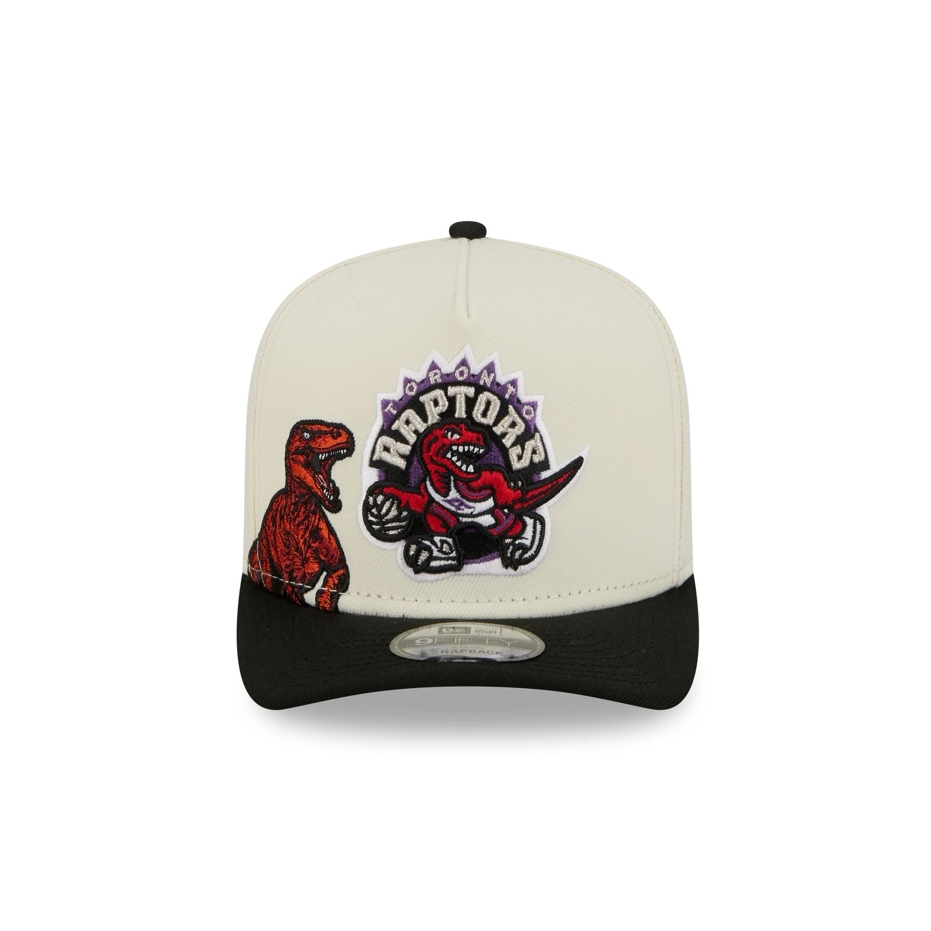 Alternative view of Toronto Raptors 1995-2007 Hardwood Classics Chrome White 9Fifty A-Frame Snapback Hat