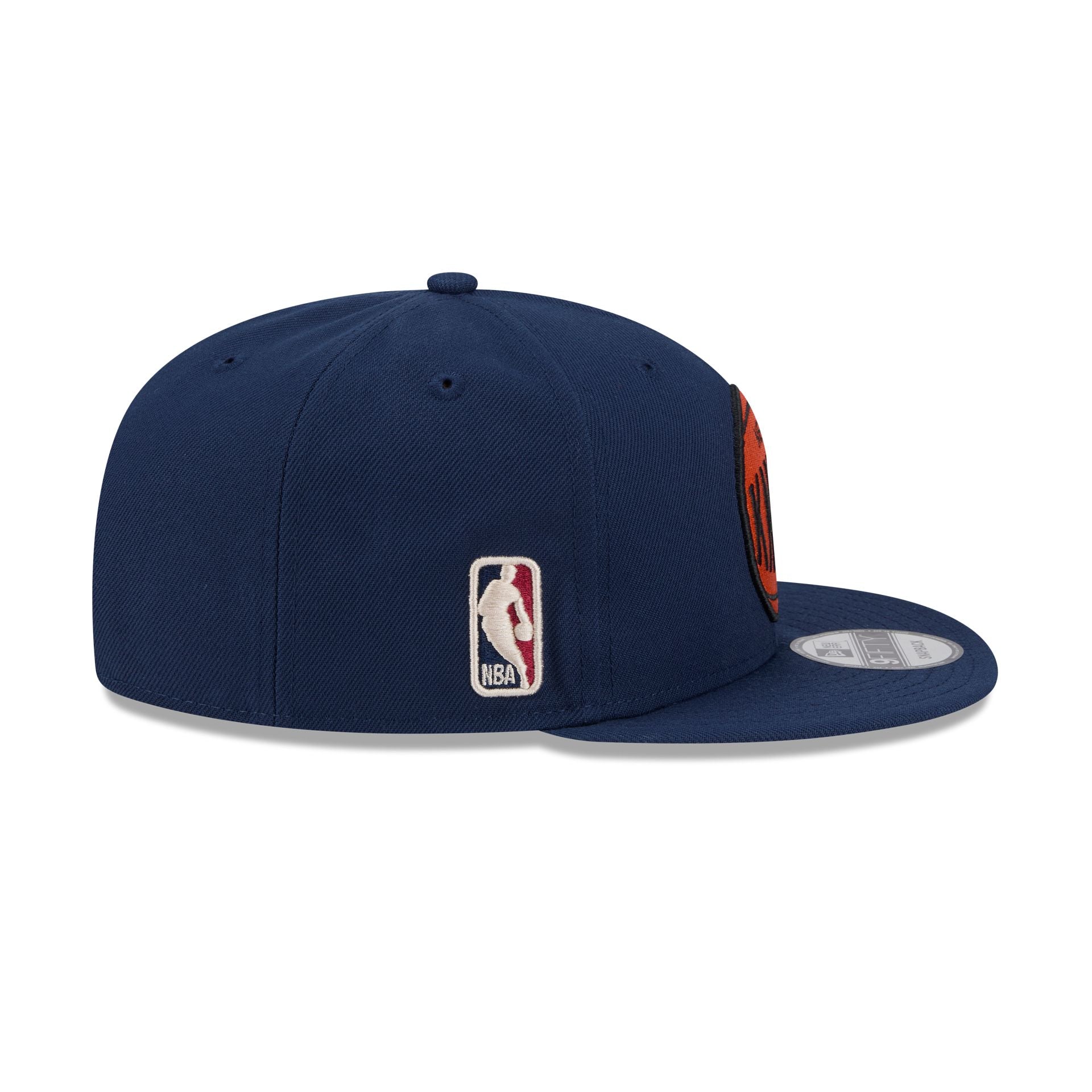 New York Knicks 1968-1975 Hardwood Classics 9Fifty Snapback Hat - Image 4