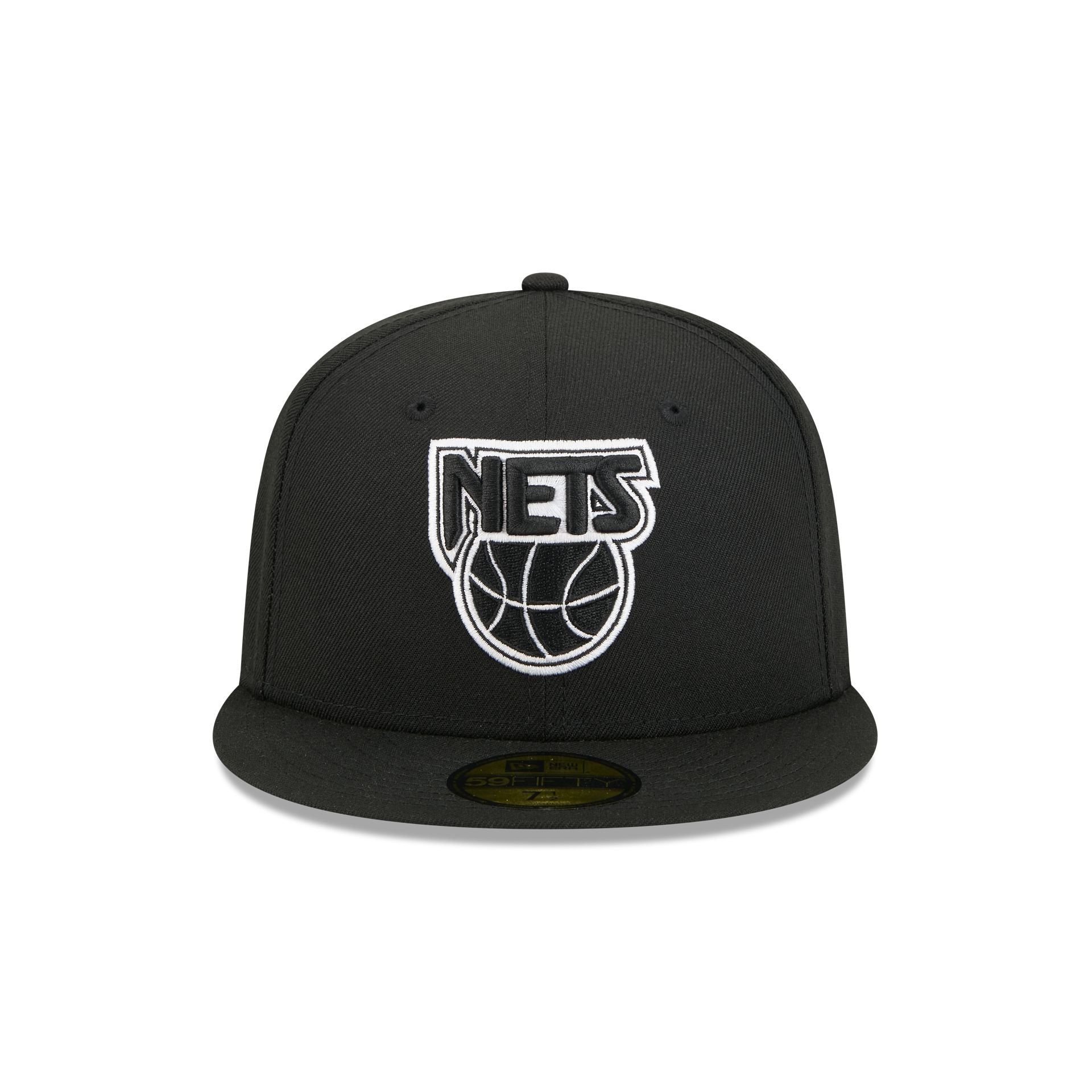 Alternative view of New Jersey Nets 1990-1996 Hardwood Classics Black 59Fifty Fitted Hat