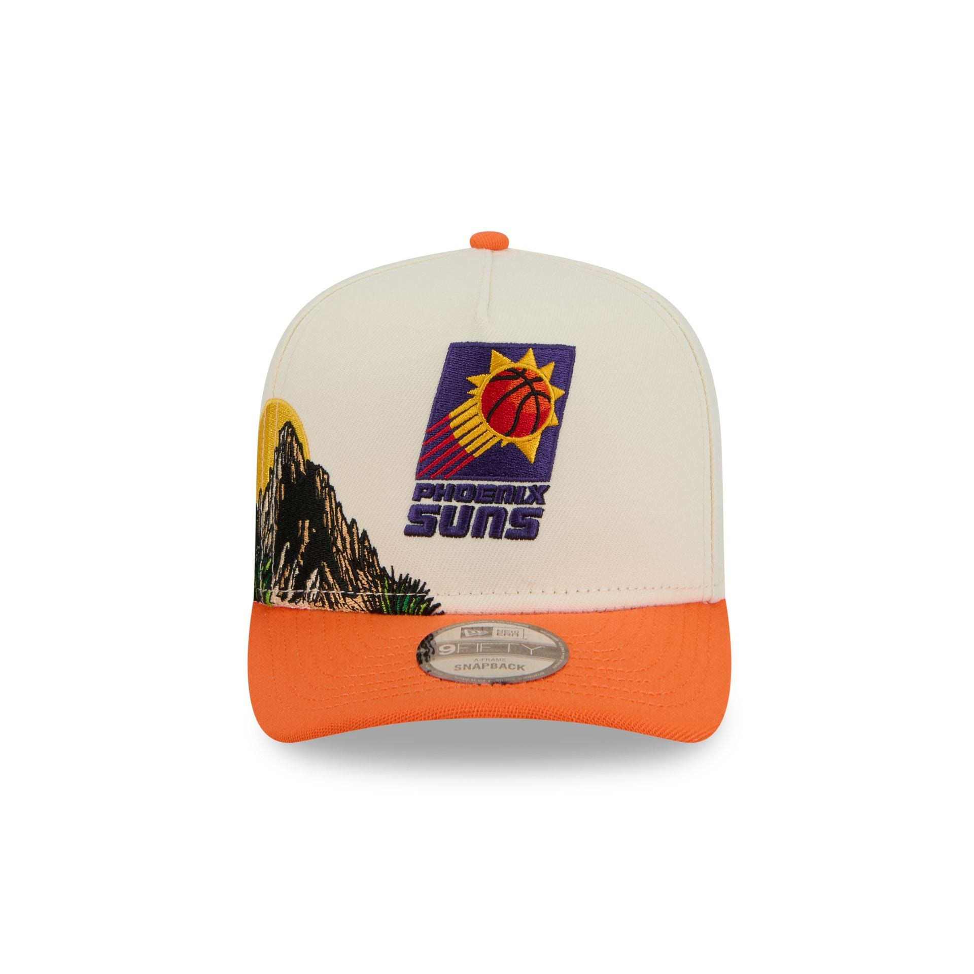 Alternative view of Phoenix Suns 1968-1991 Hardwood Classics Chrome White 9Fifty A-Frame Snapback Hat