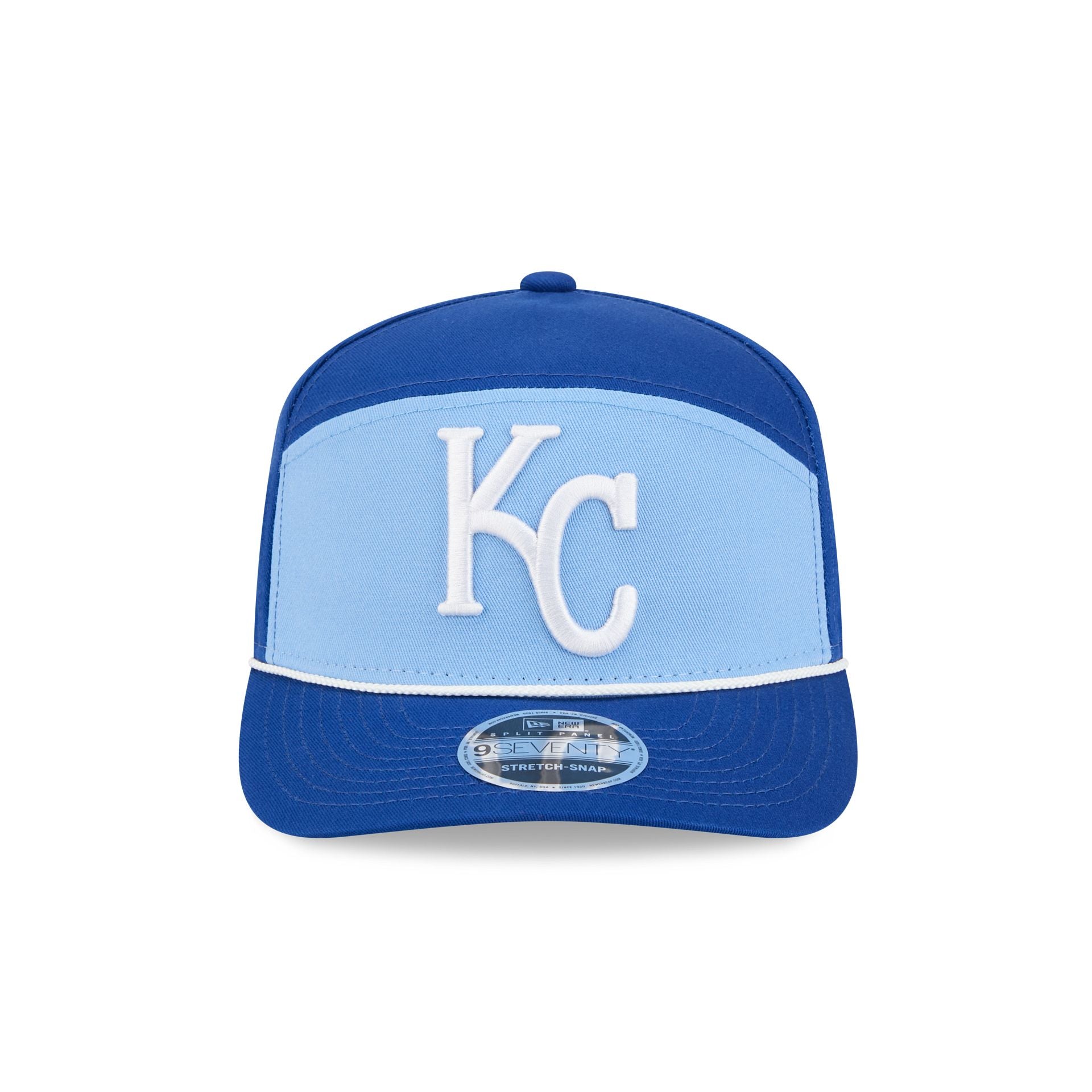 Alternative view of Kansas City Royals Split Panel 9Seventy Stretch-Snap Hat