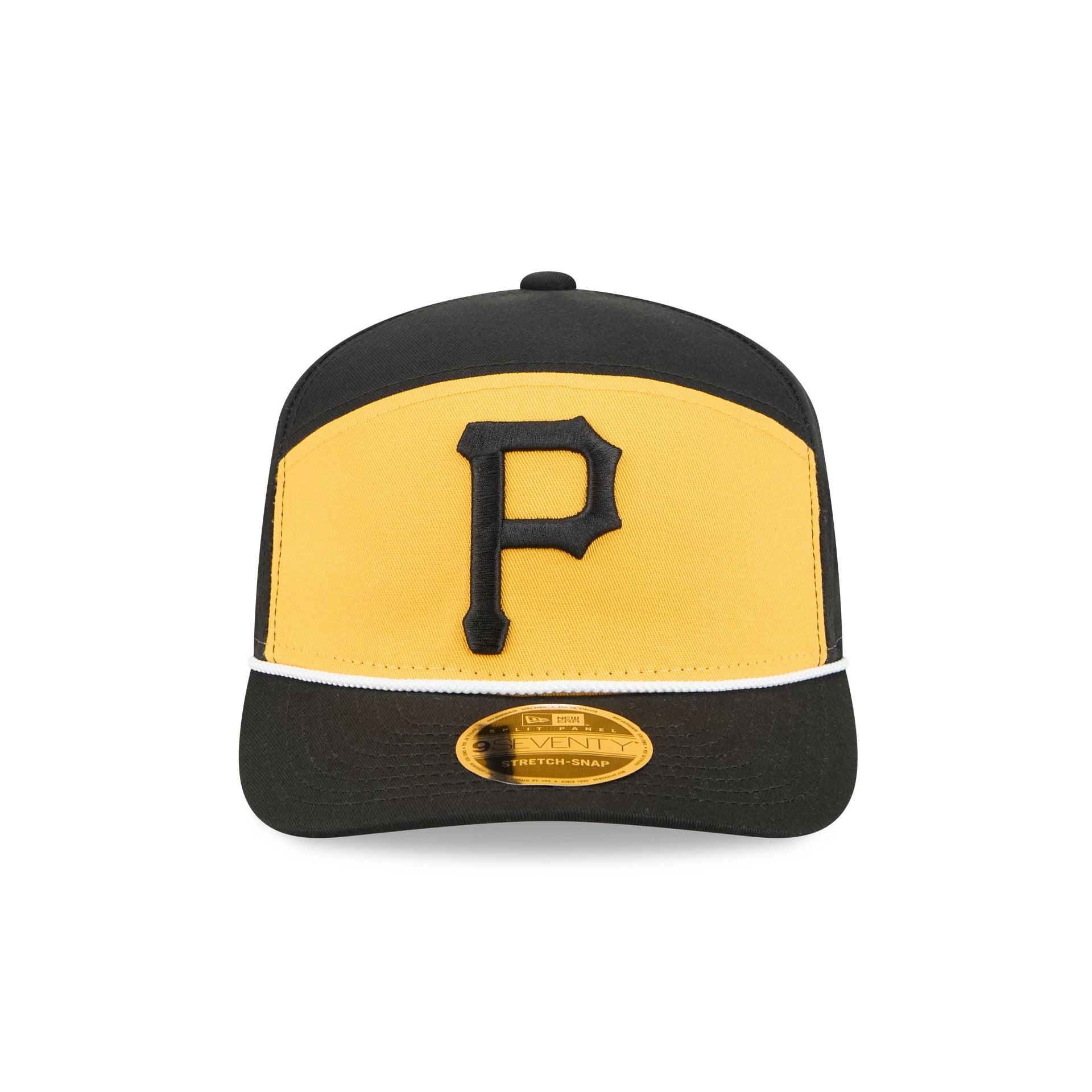 Alternative view of Pittsburgh Pirates Split Panel 9Seventy Stretch-Snap Hat