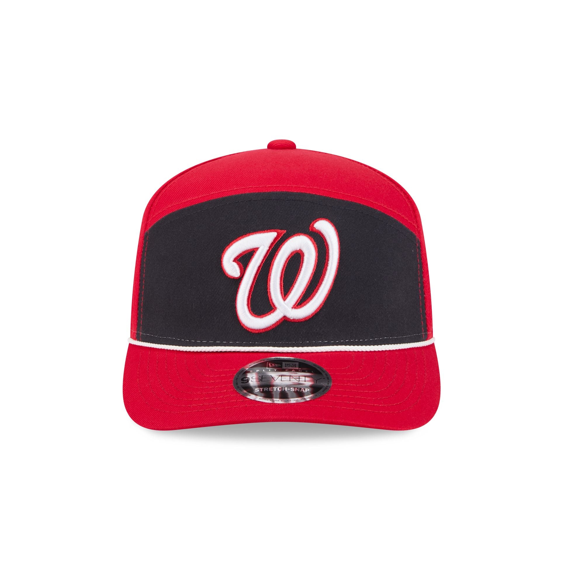 Alternative view of Washington Nationals Split Panel 9Seventy Stretch-Snap Hat