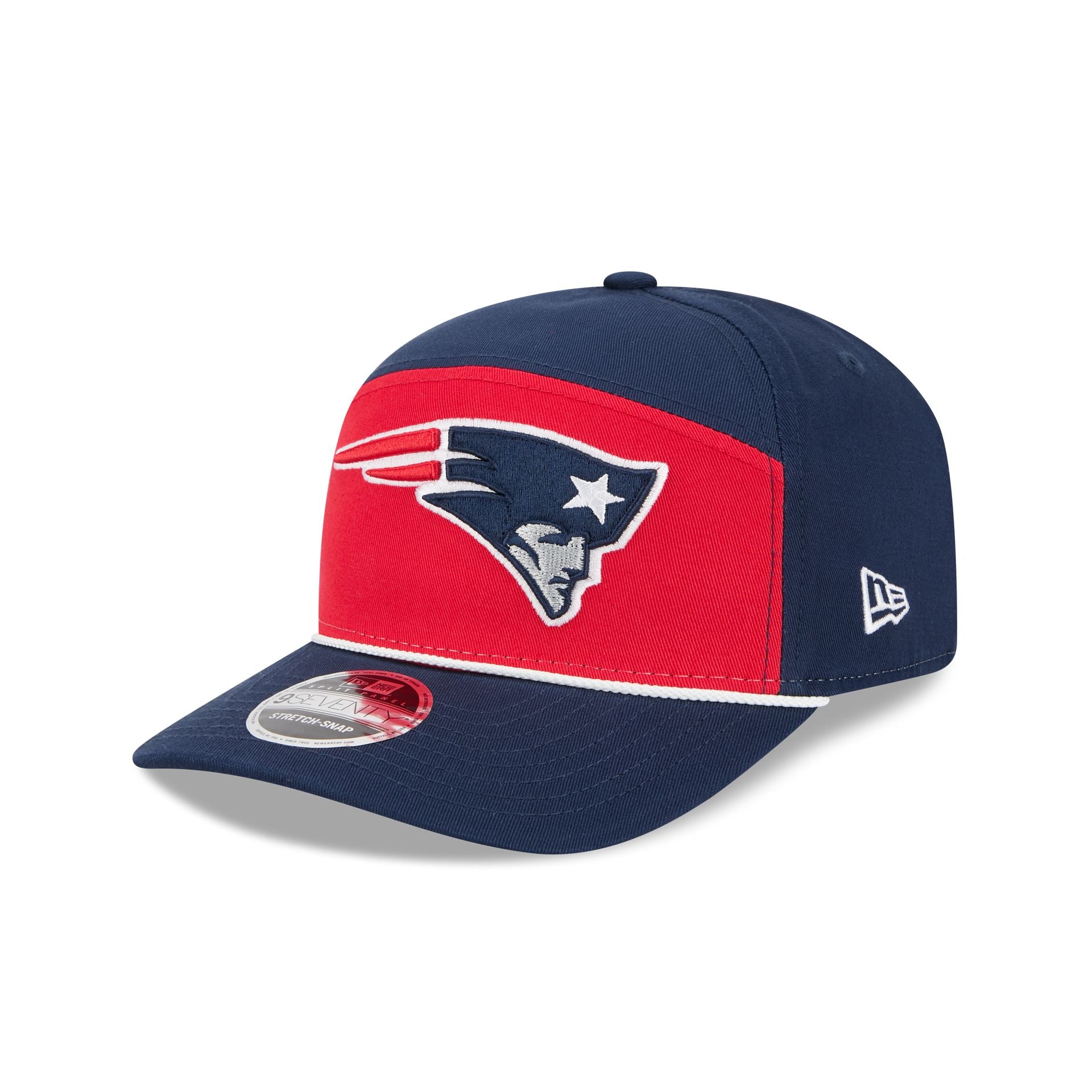 New England Patriots Split Panel 9Seventy Stretch-Snap Hat