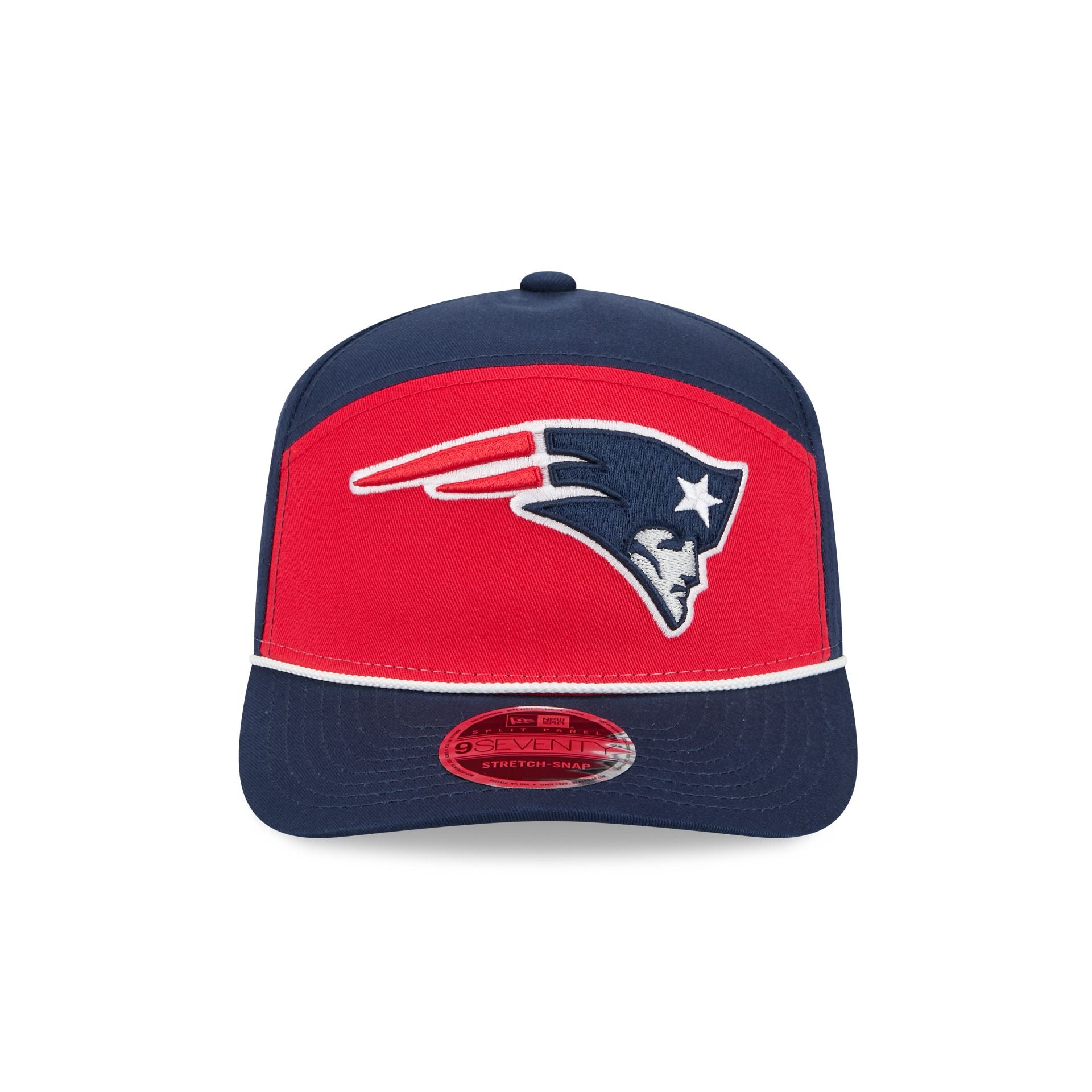 Alternative view of New England Patriots Split Panel 9Seventy Stretch-Snap Hat