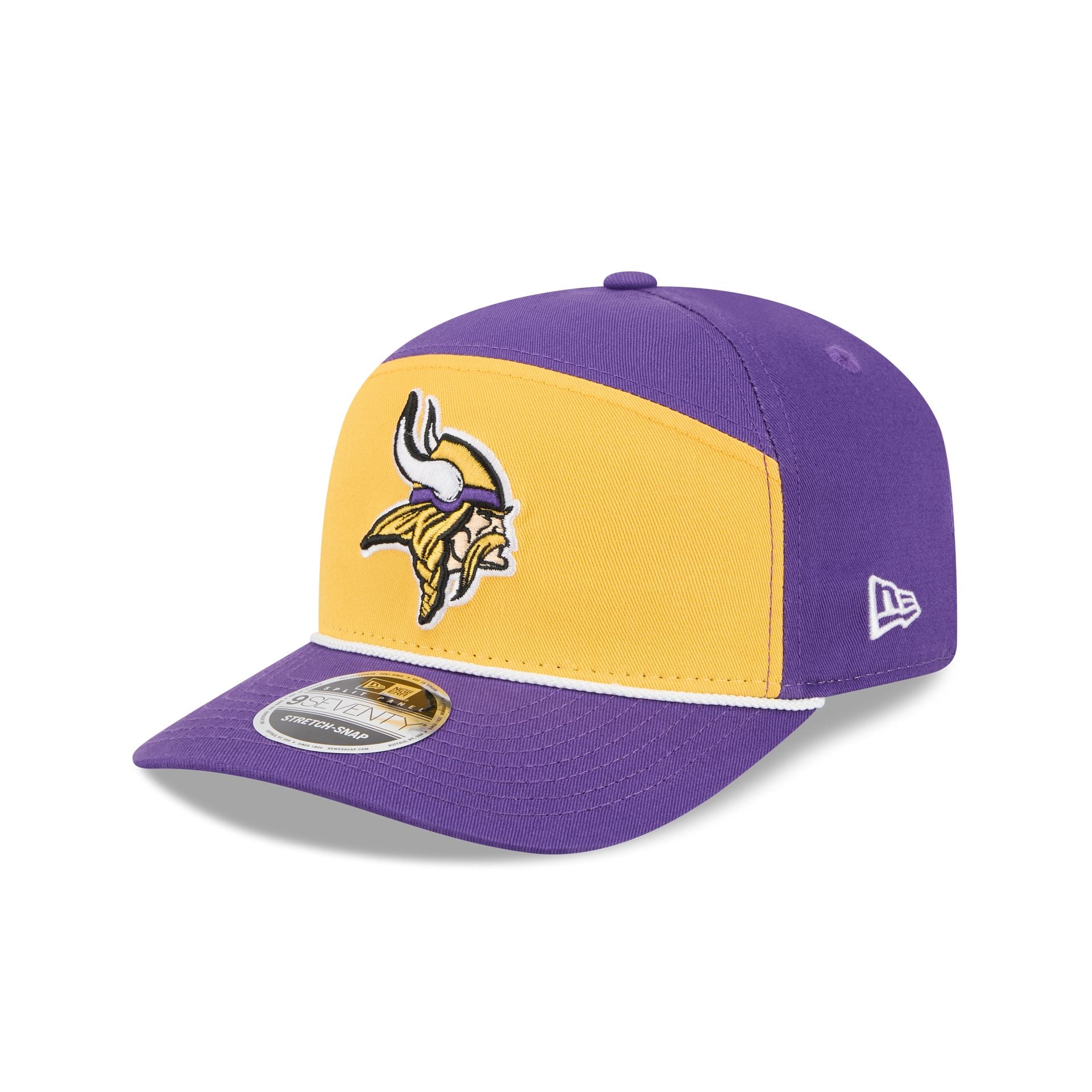 Minnesota Vikings Split Panel 9Seventy Stretch-Snap Hat