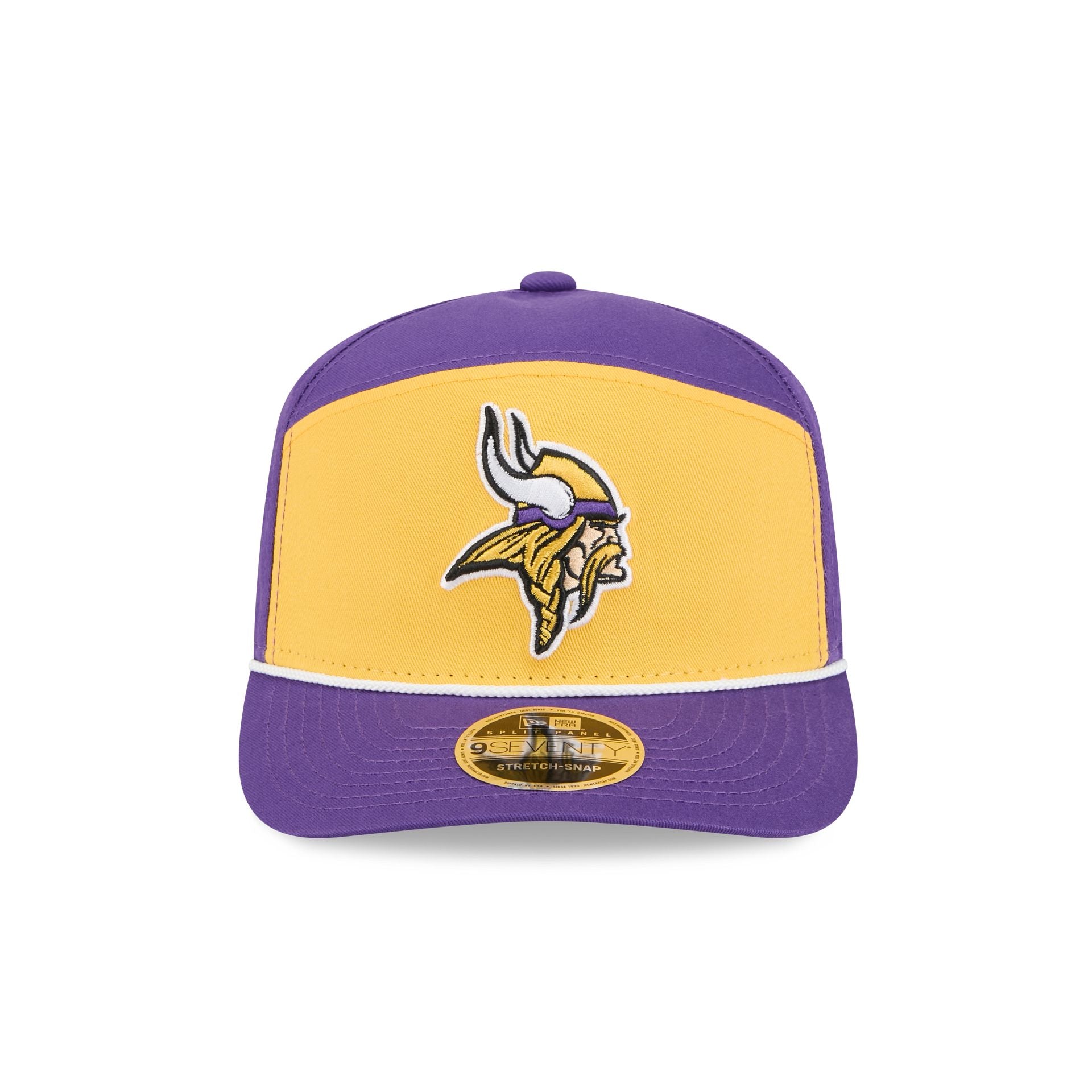 Alternative view of Minnesota Vikings Split Panel 9Seventy Stretch-Snap Hat