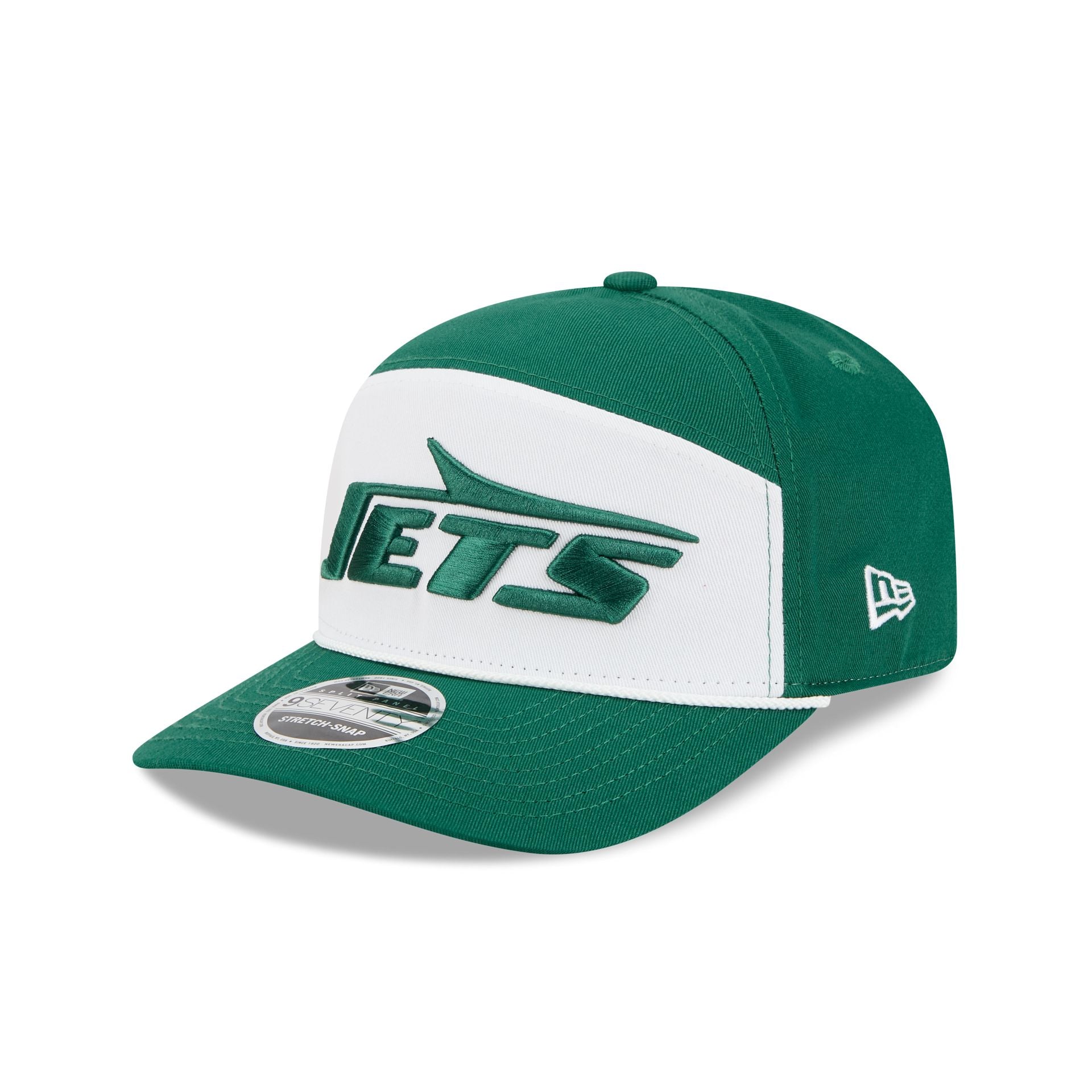New York Jets Split Panel 9Seventy Stretch-Snap Hat