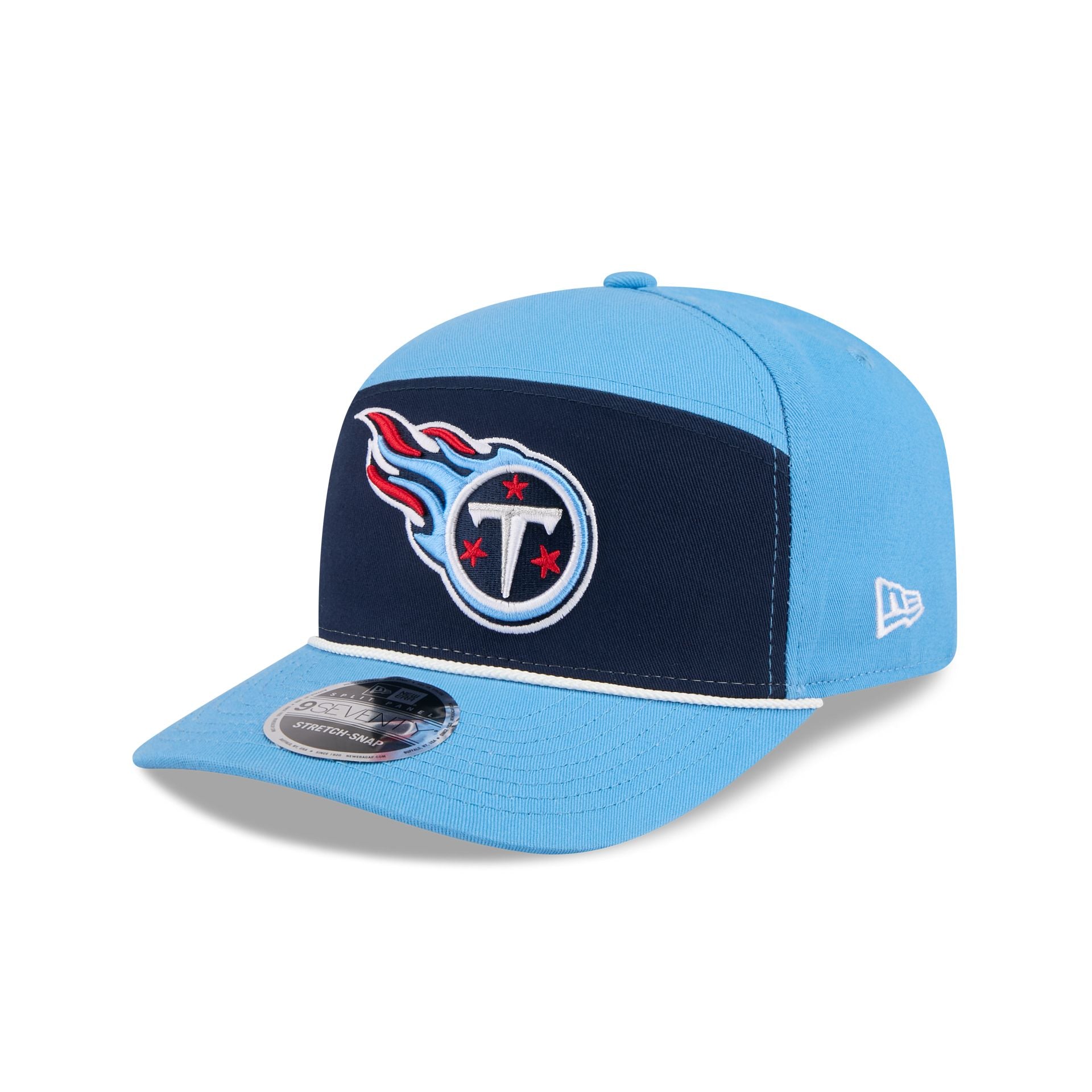 Tennessee Titans Split Panel 9Seventy Stretch-Snap Hat