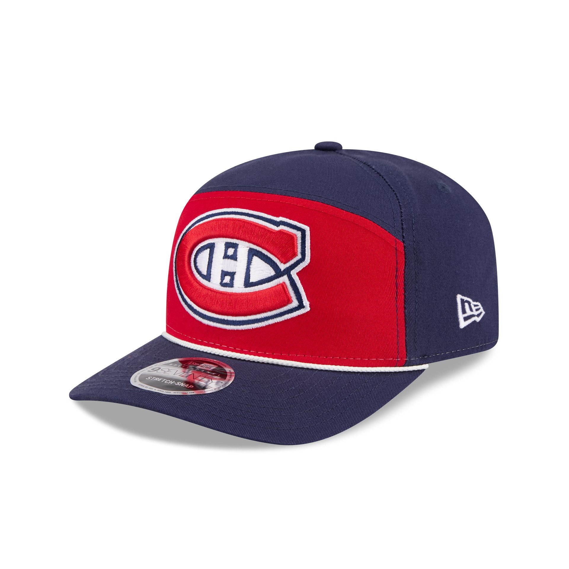 Montreal Canadiens Split Panel 9Seventy Stretch-Snap Hat