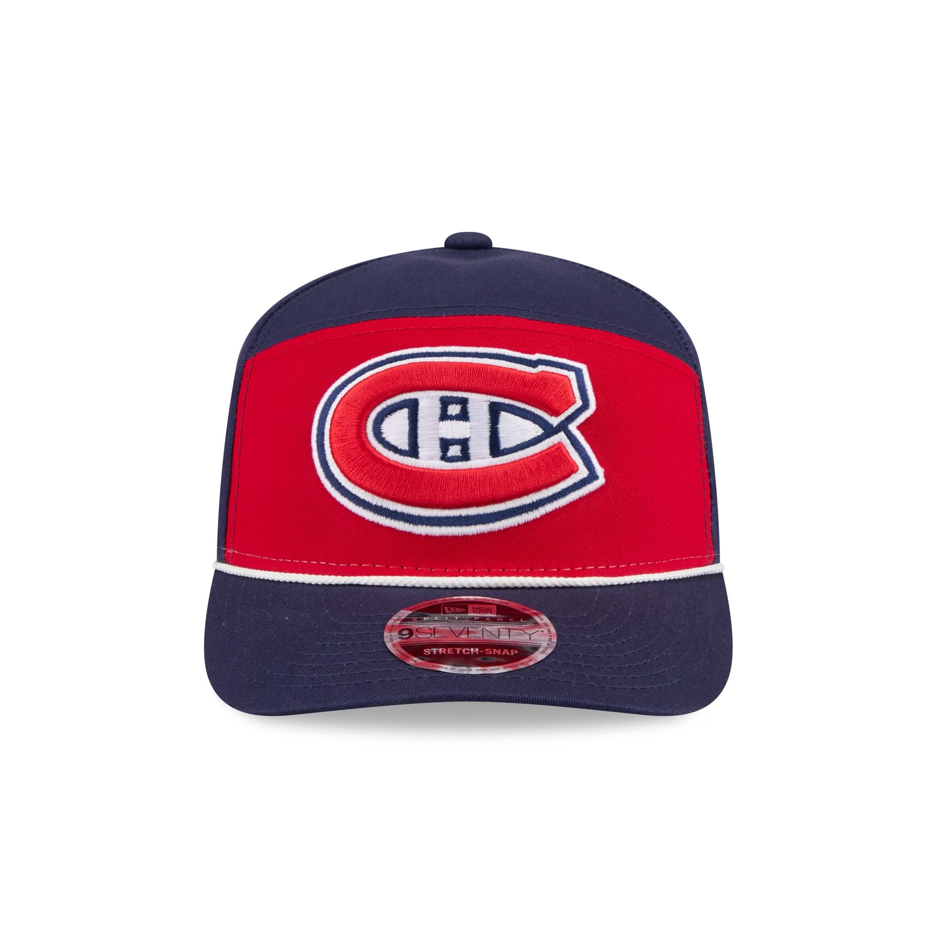 Alternative view of Montreal Canadiens Split Panel 9Seventy Stretch-Snap Hat