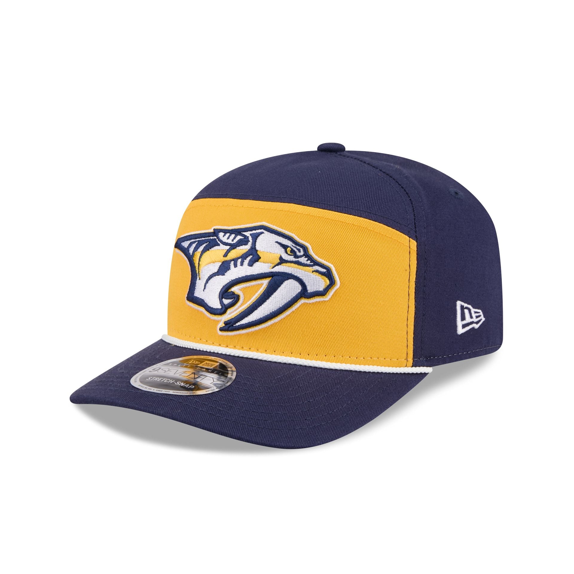 Nashville Predators Split Panel 9Seventy Stretch-Snap Hat