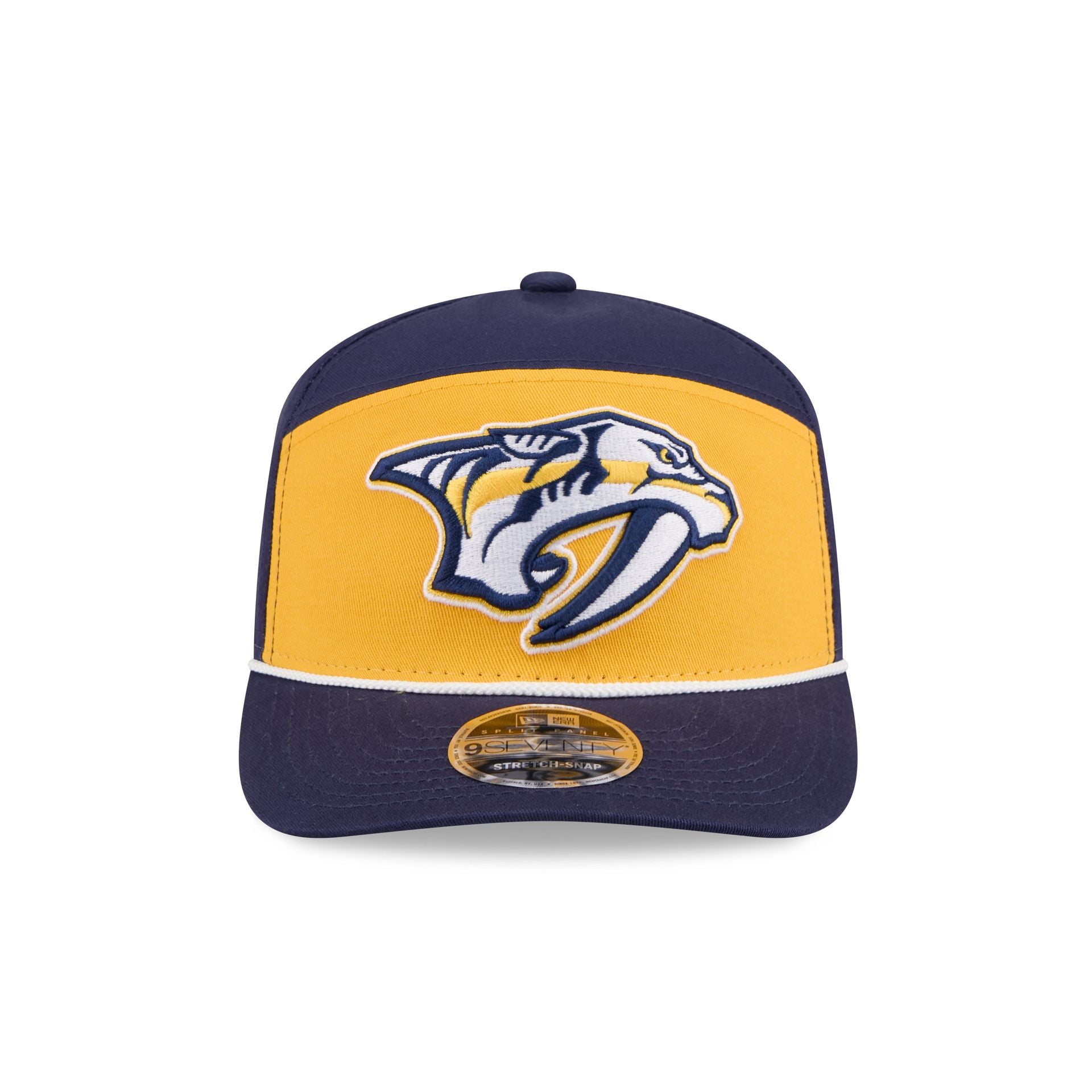 Alternative view of Nashville Predators Split Panel 9Seventy Stretch-Snap Hat