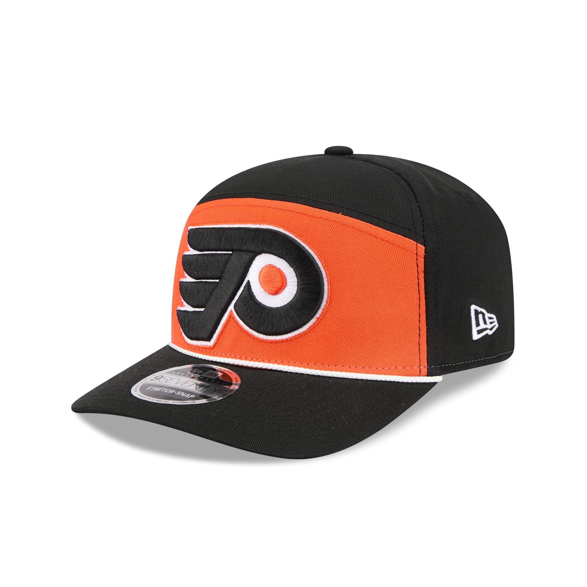 Philadelphia Flyers Split Panel 9Seventy Stretch-Snap Hat