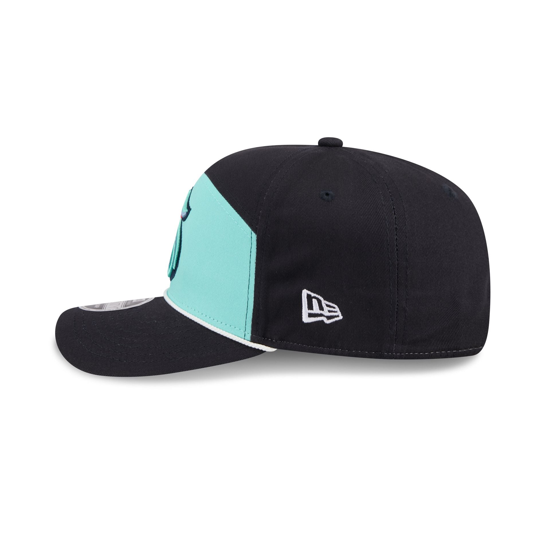 Seattle Kraken Split Panel 9Seventy Stretch-Snap Hat - Image 4