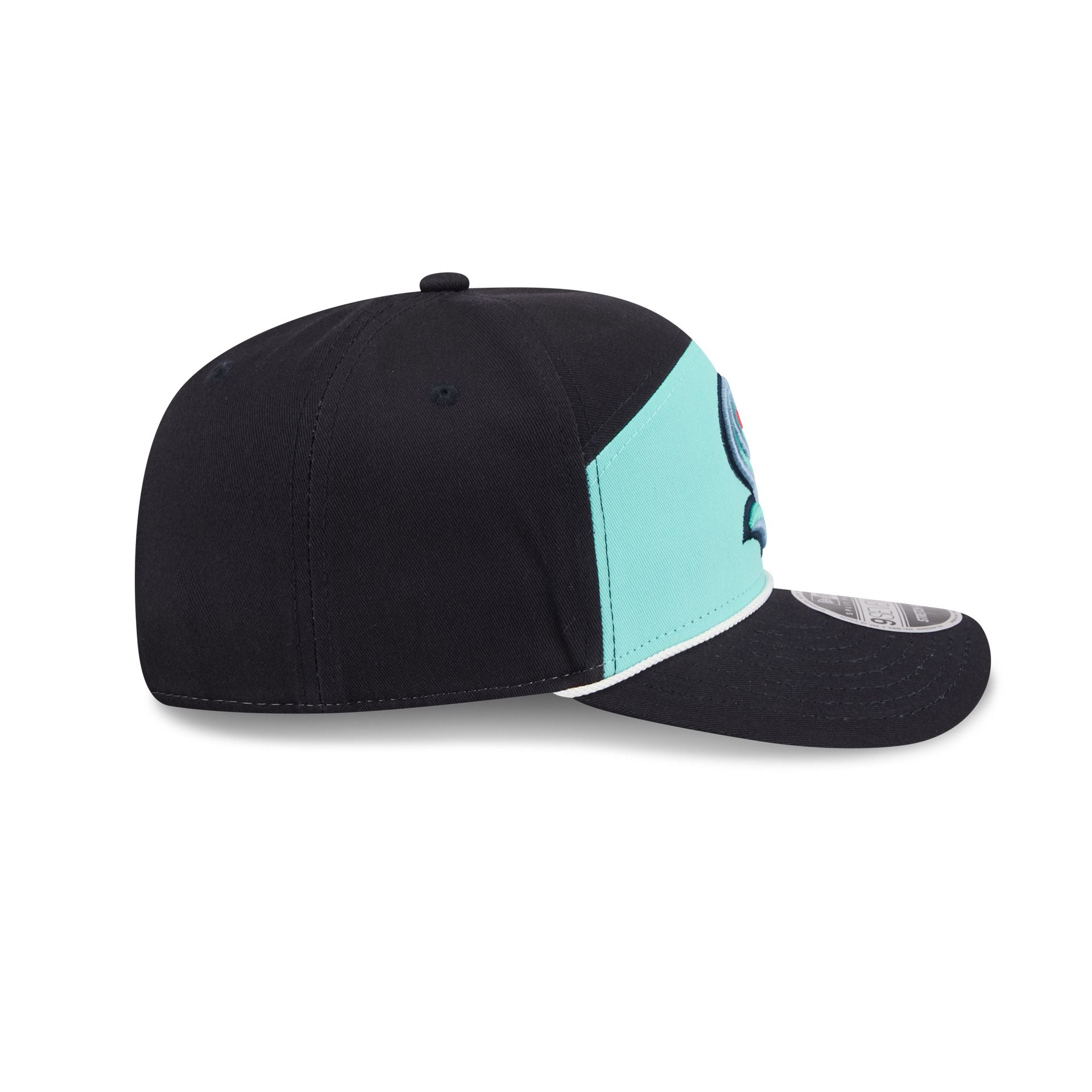 Seattle Kraken Split Panel 9Seventy Stretch-Snap Hat - Image 5