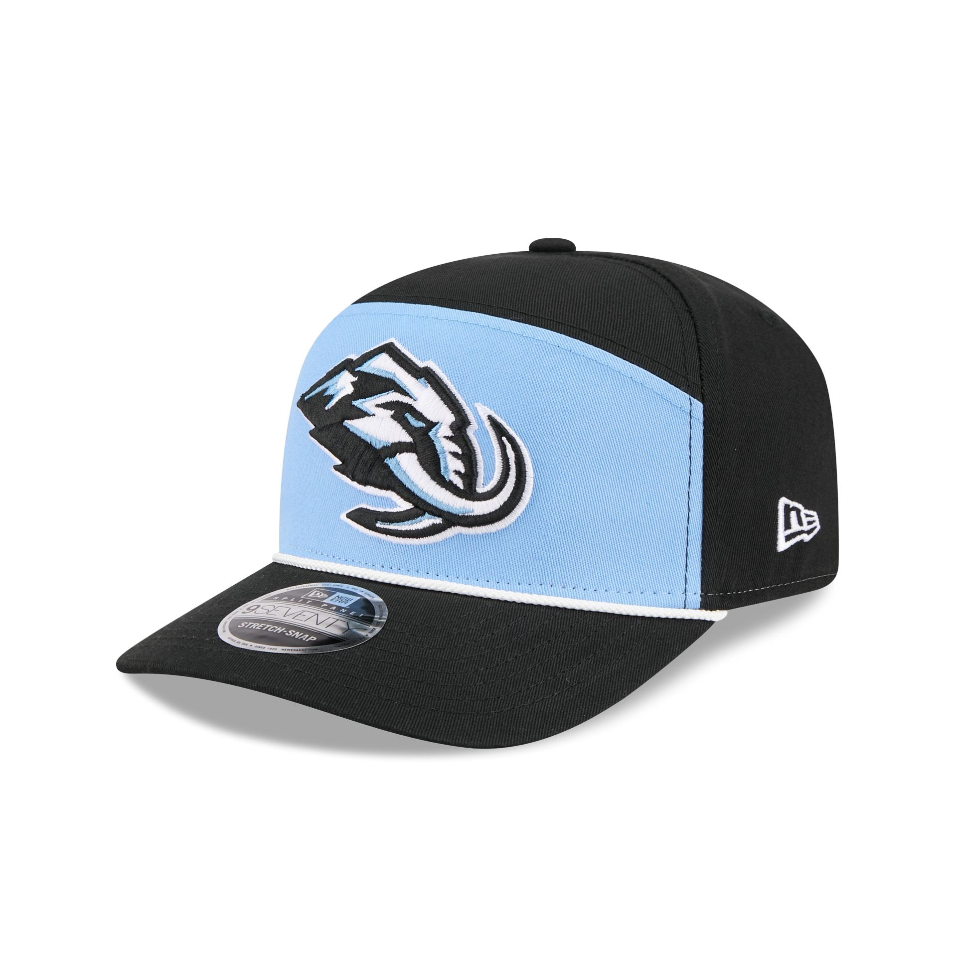 Utah Mammoth Split Panel 9Seventy Stretch-Snap Hat