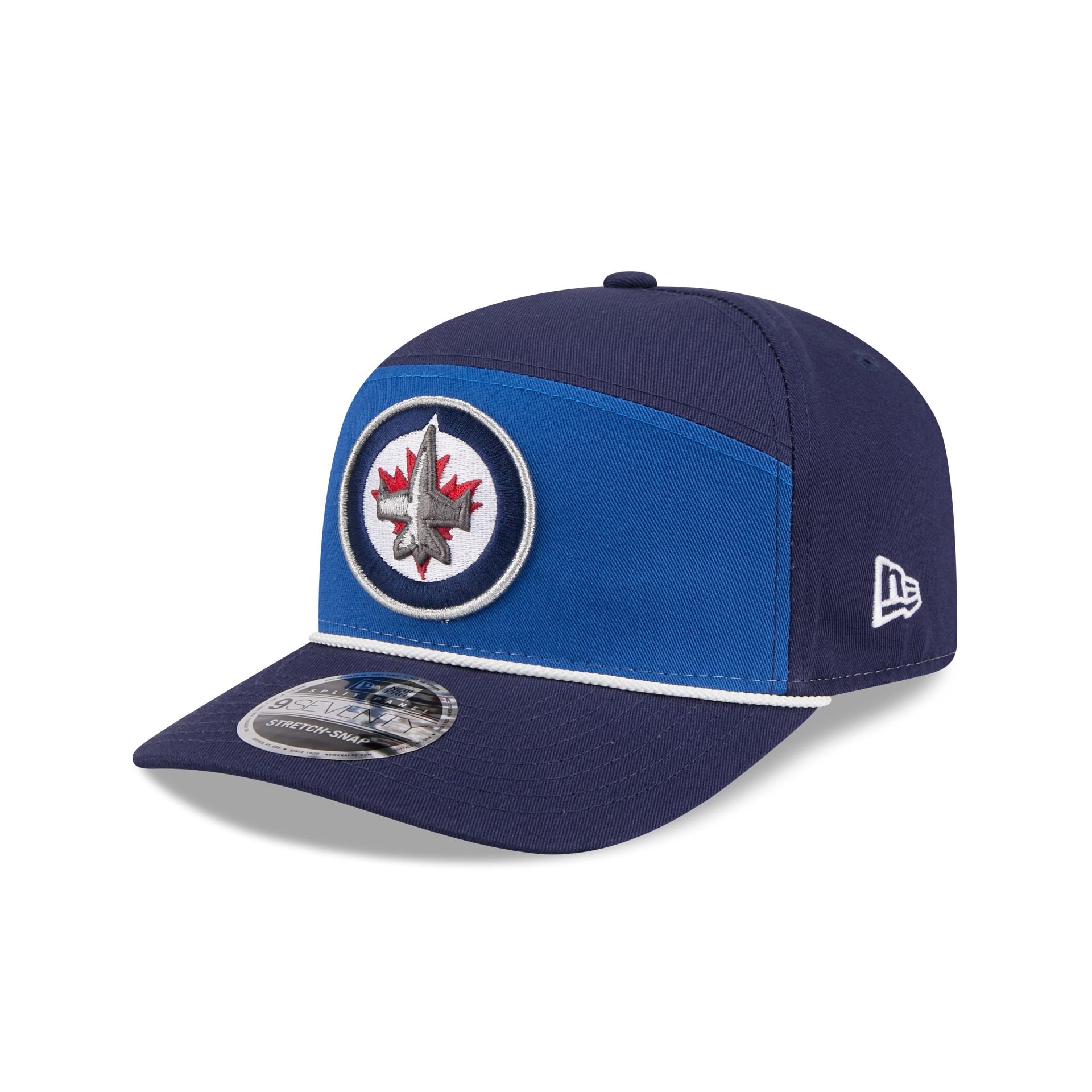 Winnipeg Jets Split Panel 9Seventy Stretch-Snap Hat