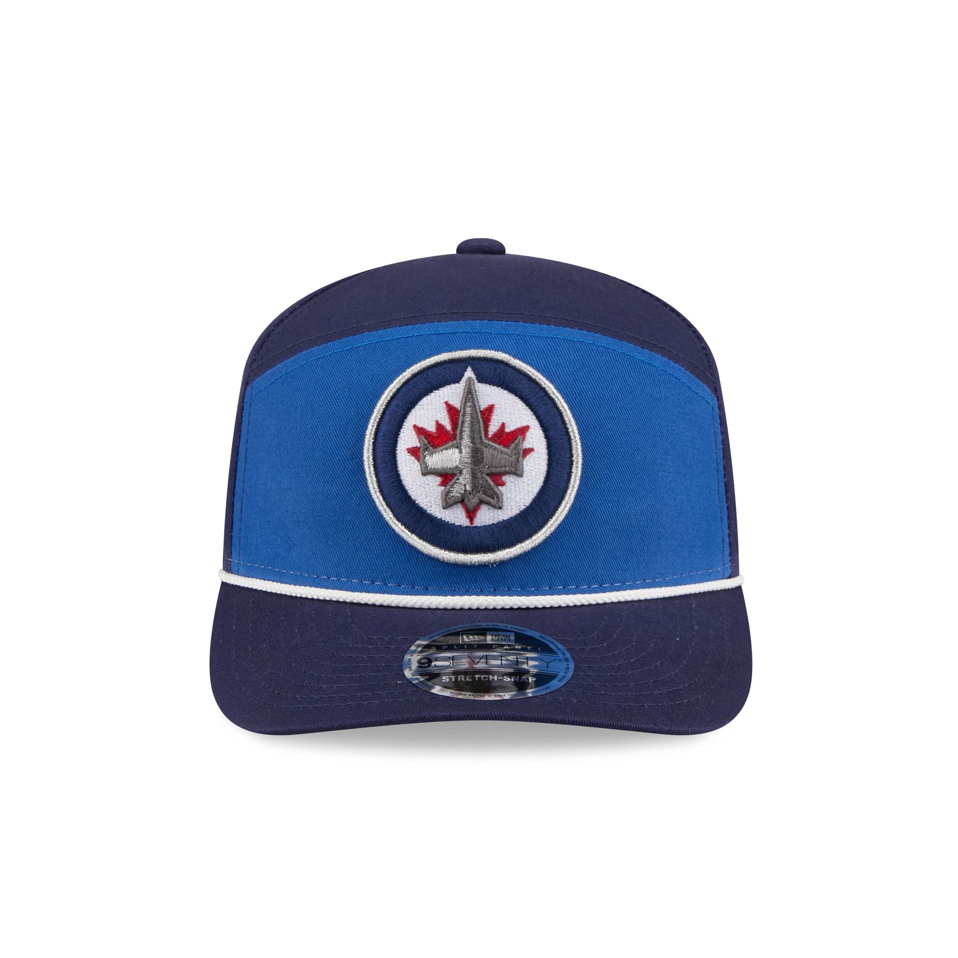 Alternative view of Winnipeg Jets Split Panel 9Seventy Stretch-Snap Hat