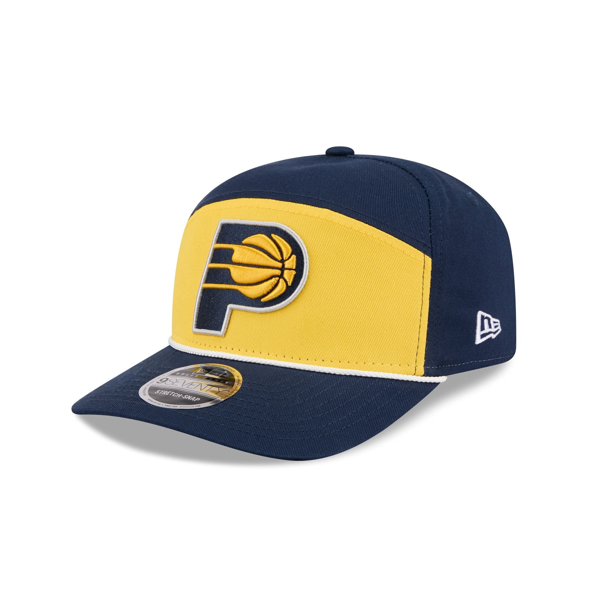 Indiana Pacers Split Panel 9Seventy Stretch-Snap Hat