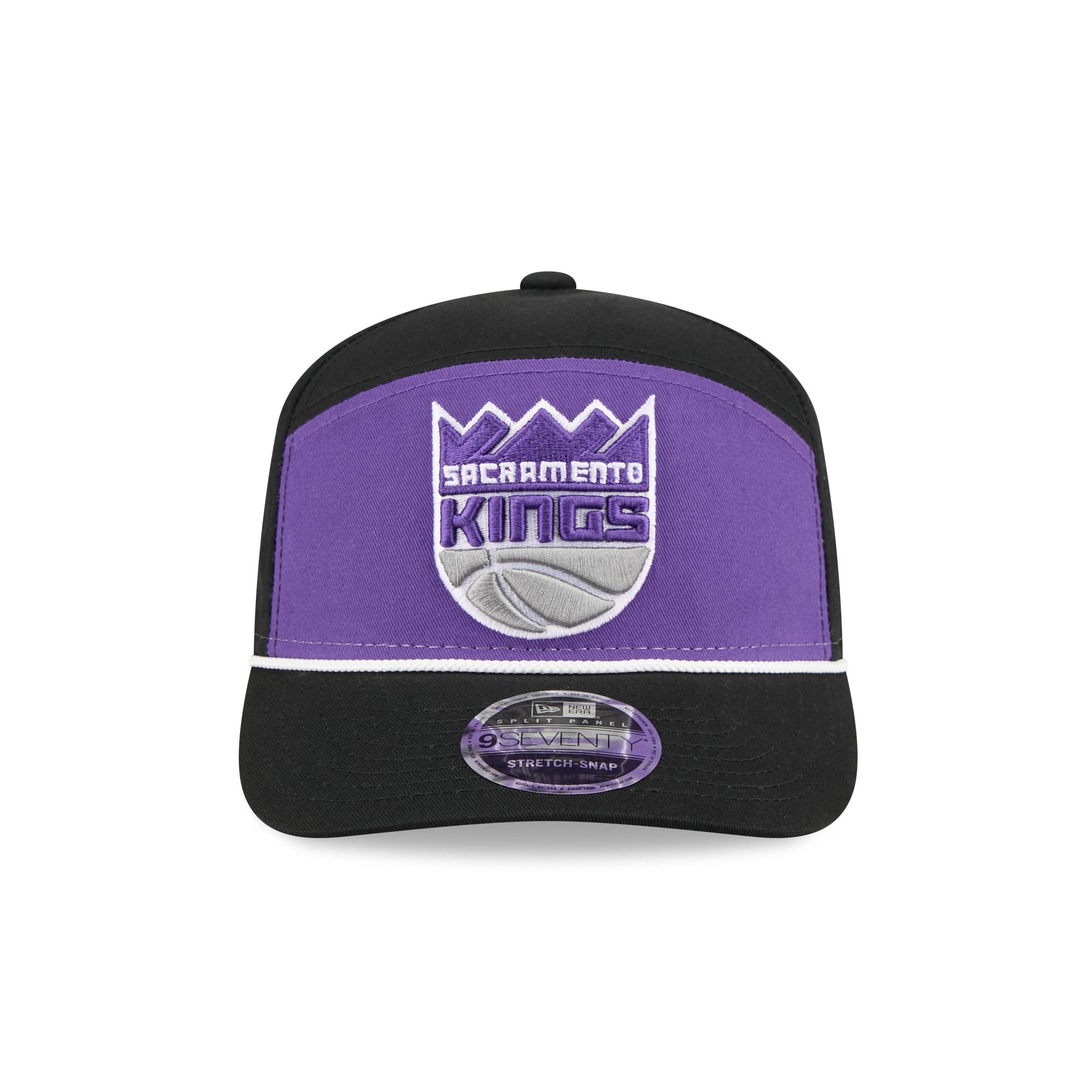 Alternative view of Sacramento Kings Split Panel 9Seventy Stretch-Snap Hat