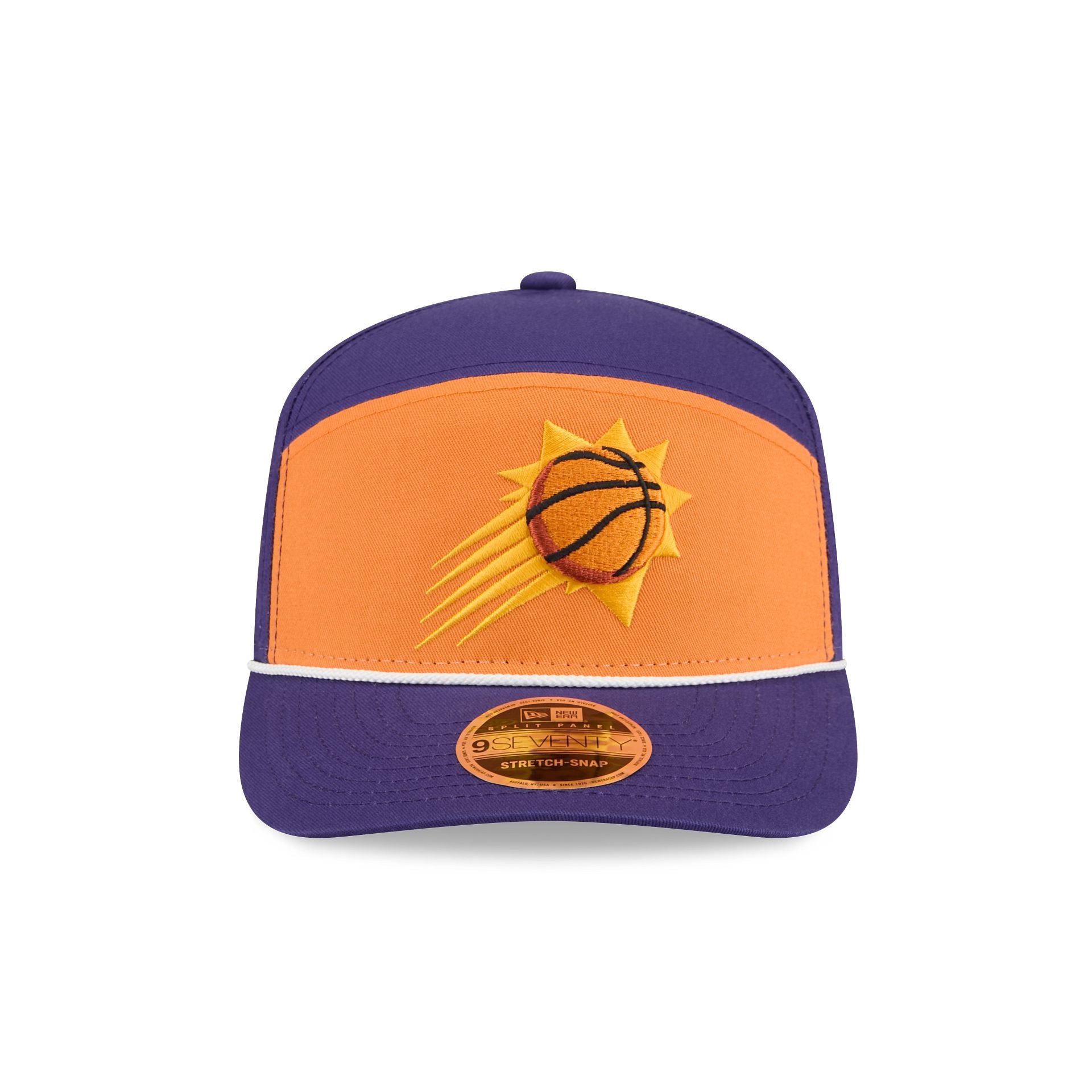 Alternative view of Phoenix Suns Split Panel 9Seventy Stretch-Snap Hat