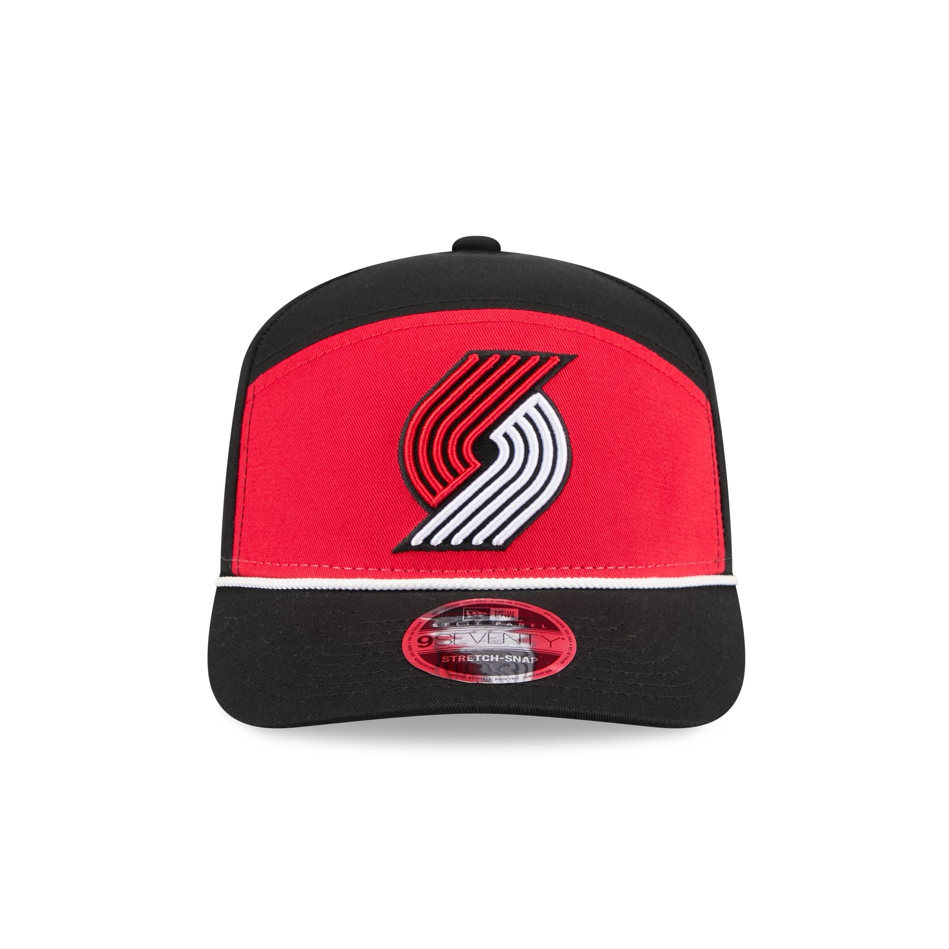 Alternative view of Portland Trail Blazers Split Panel 9Seventy Stretch-Snap Hat
