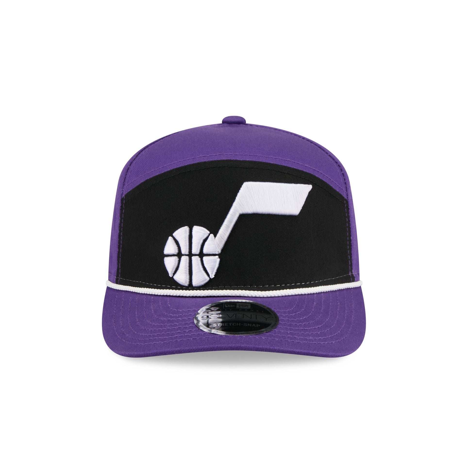Alternative view of Utah Jazz Split Panel 9Seventy Stretch-Snap Hat