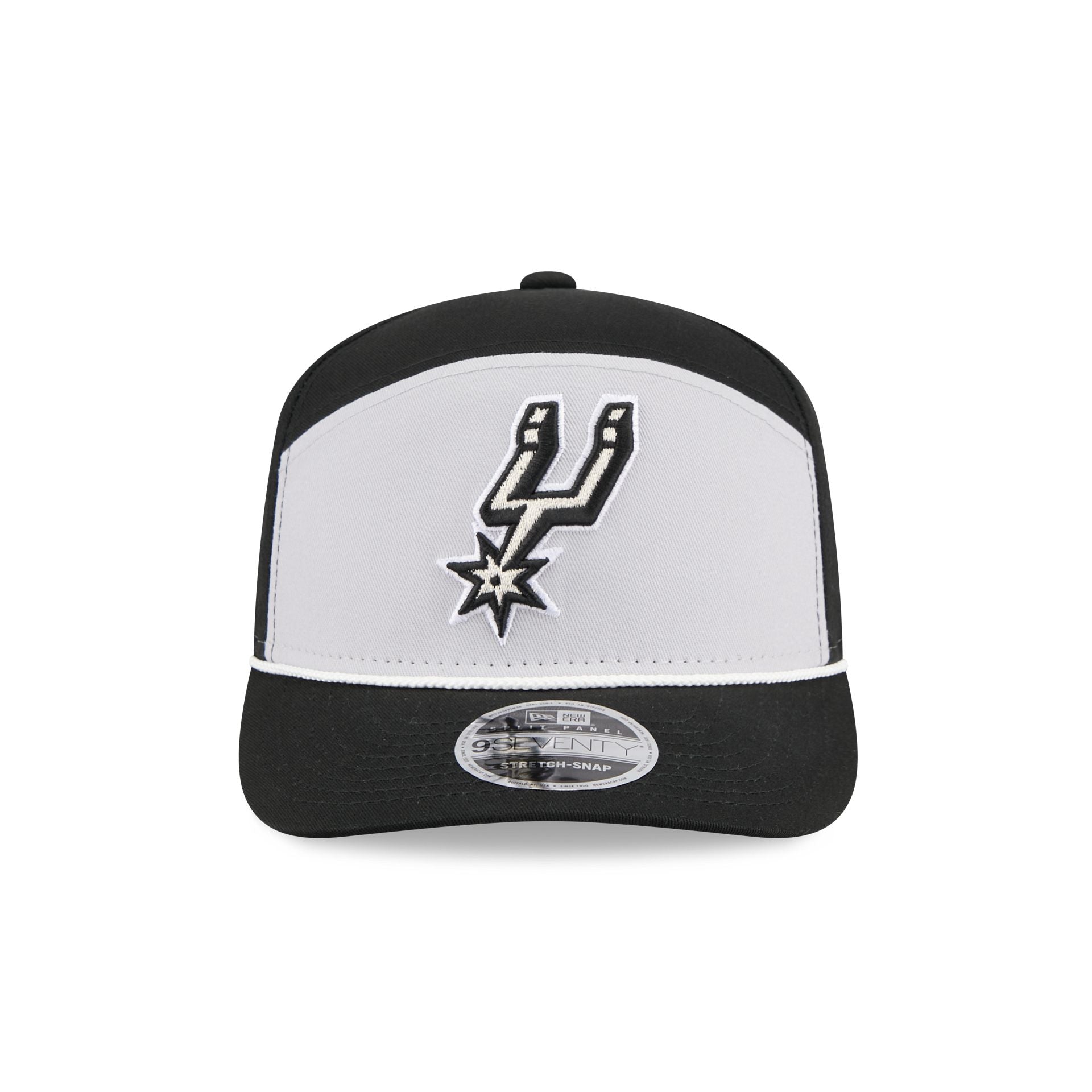 Alternative view of San Antonio Spurs Split Panel 9Seventy Stretch-Snap Hat