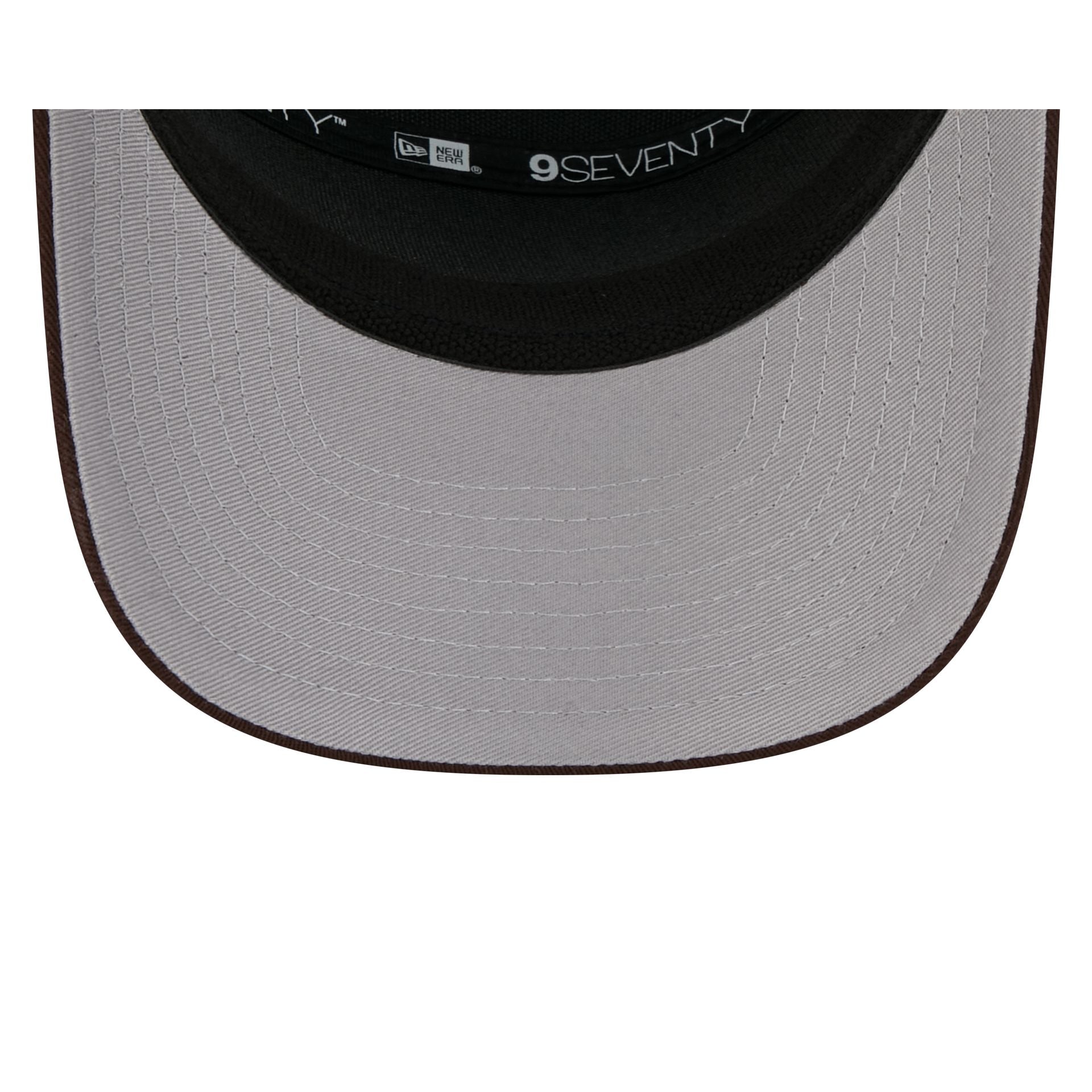 San Diego Padres Square Patch Split Panel 9Seventy Trucker Hat - Image 7