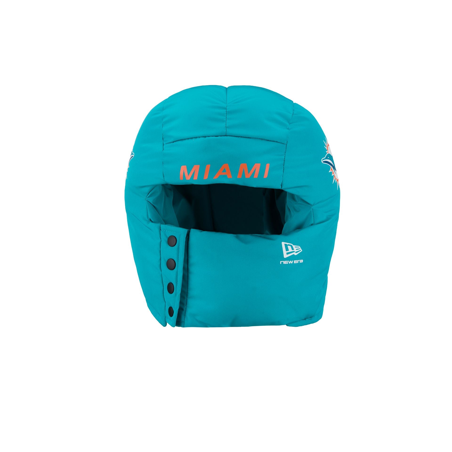 Alternative view of Miami Dolphins Helmet Puffer Hood