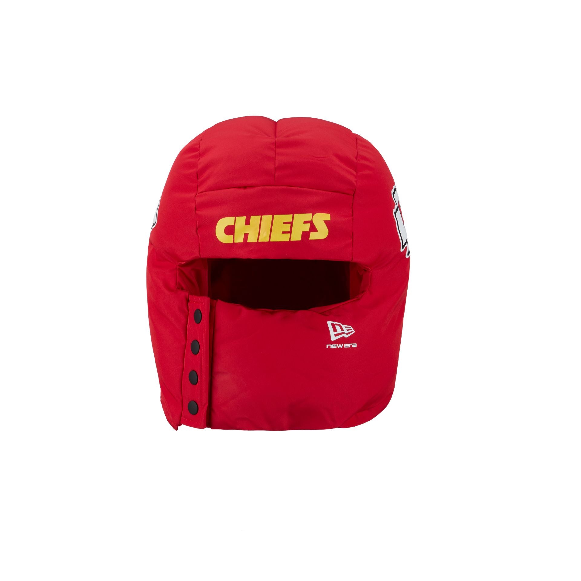Alternative view of Kansas City Chiefs Helmet Puffer Hood