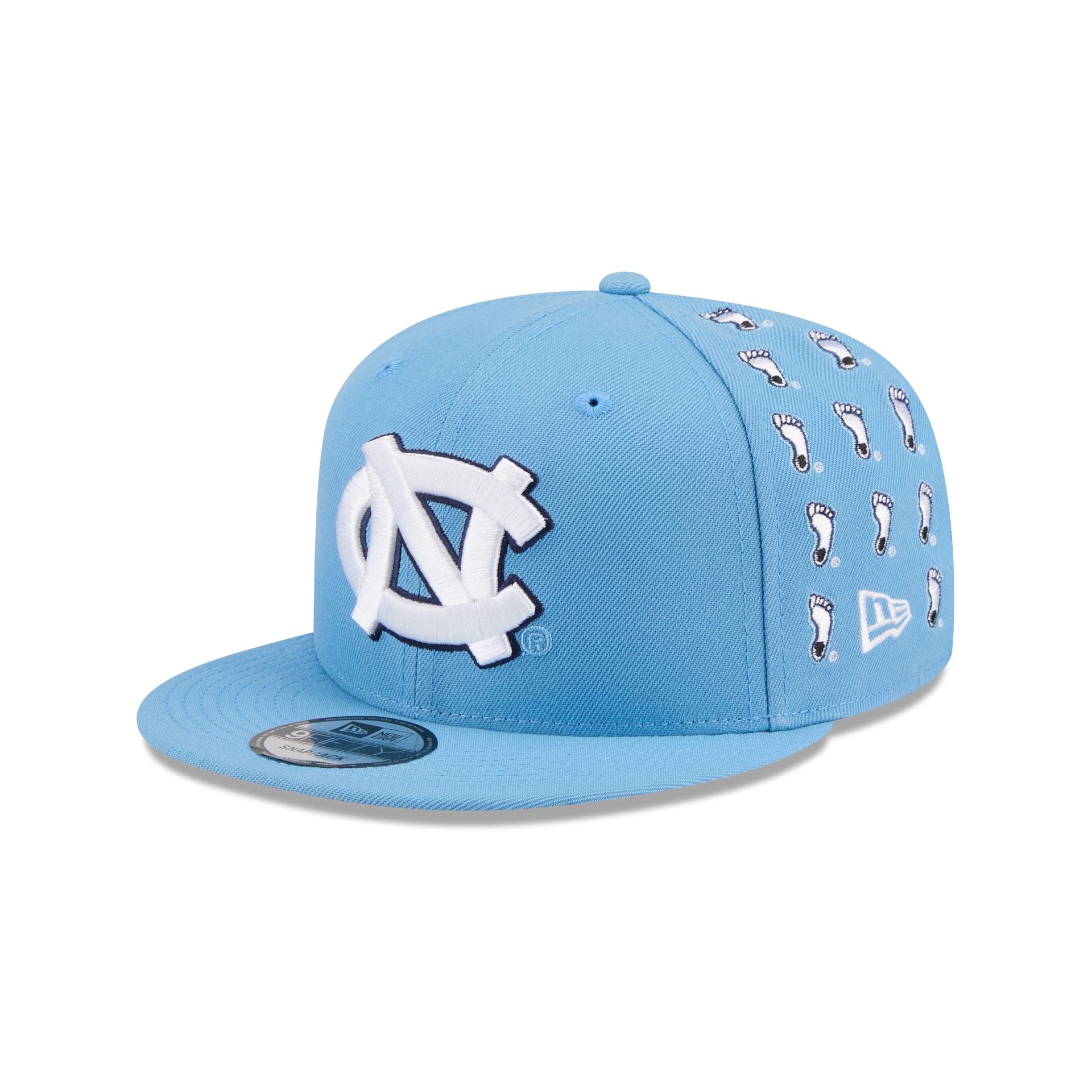 North Carolina Tar Heels Sticker Helmet 9Fifty Snapback Hat