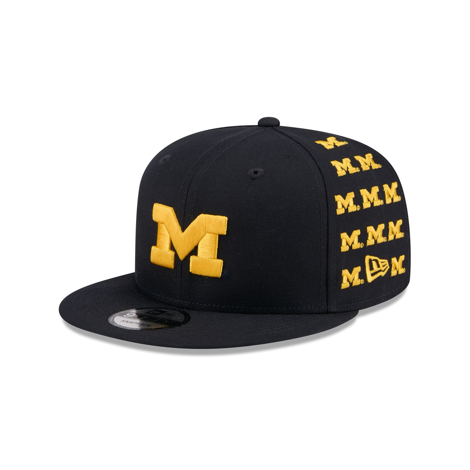 Michigan Wolverines Sticker Helmet 9Fifty Snapback Hat