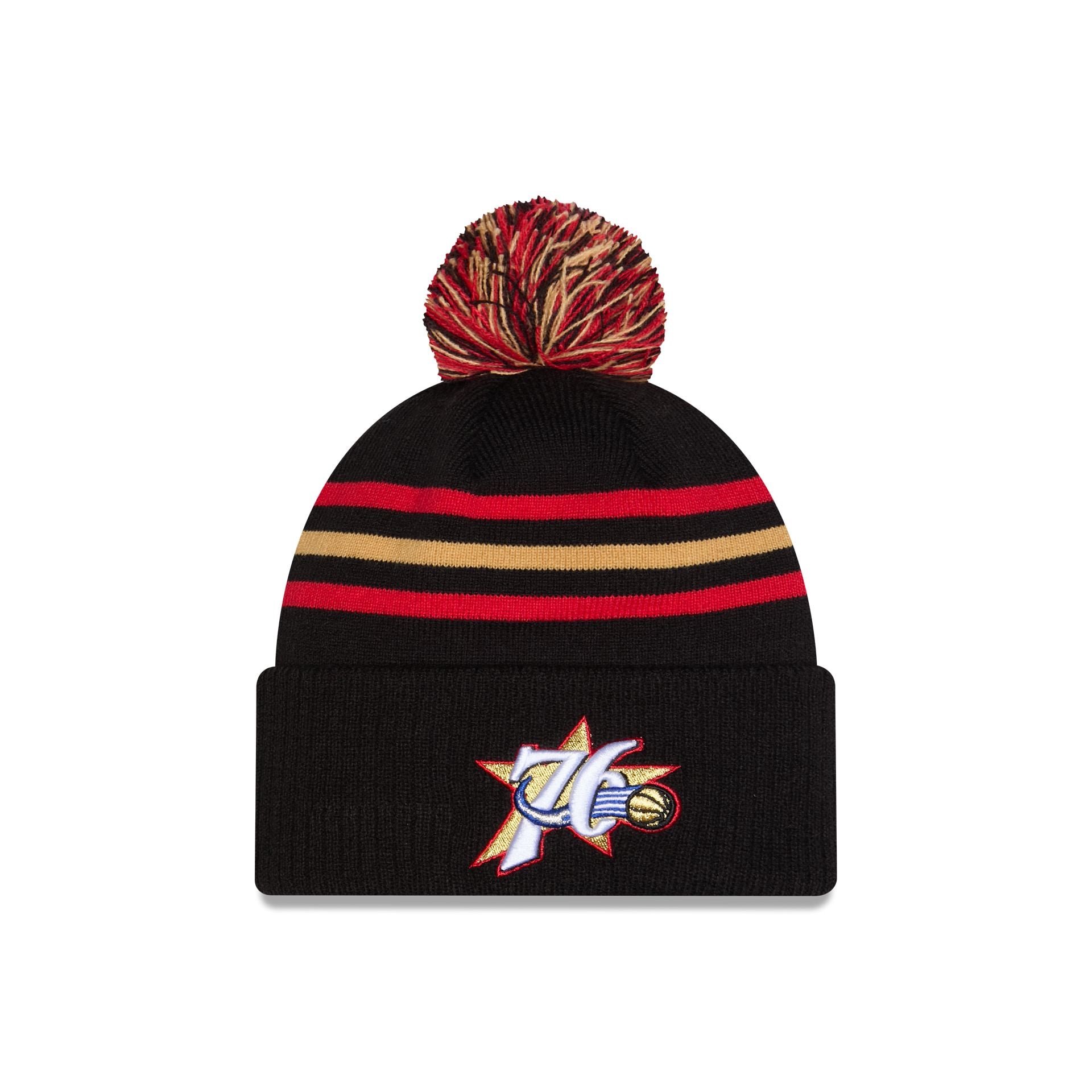 Philadelphia 76Ers 2025 Classic Edition Pom Knit Hat