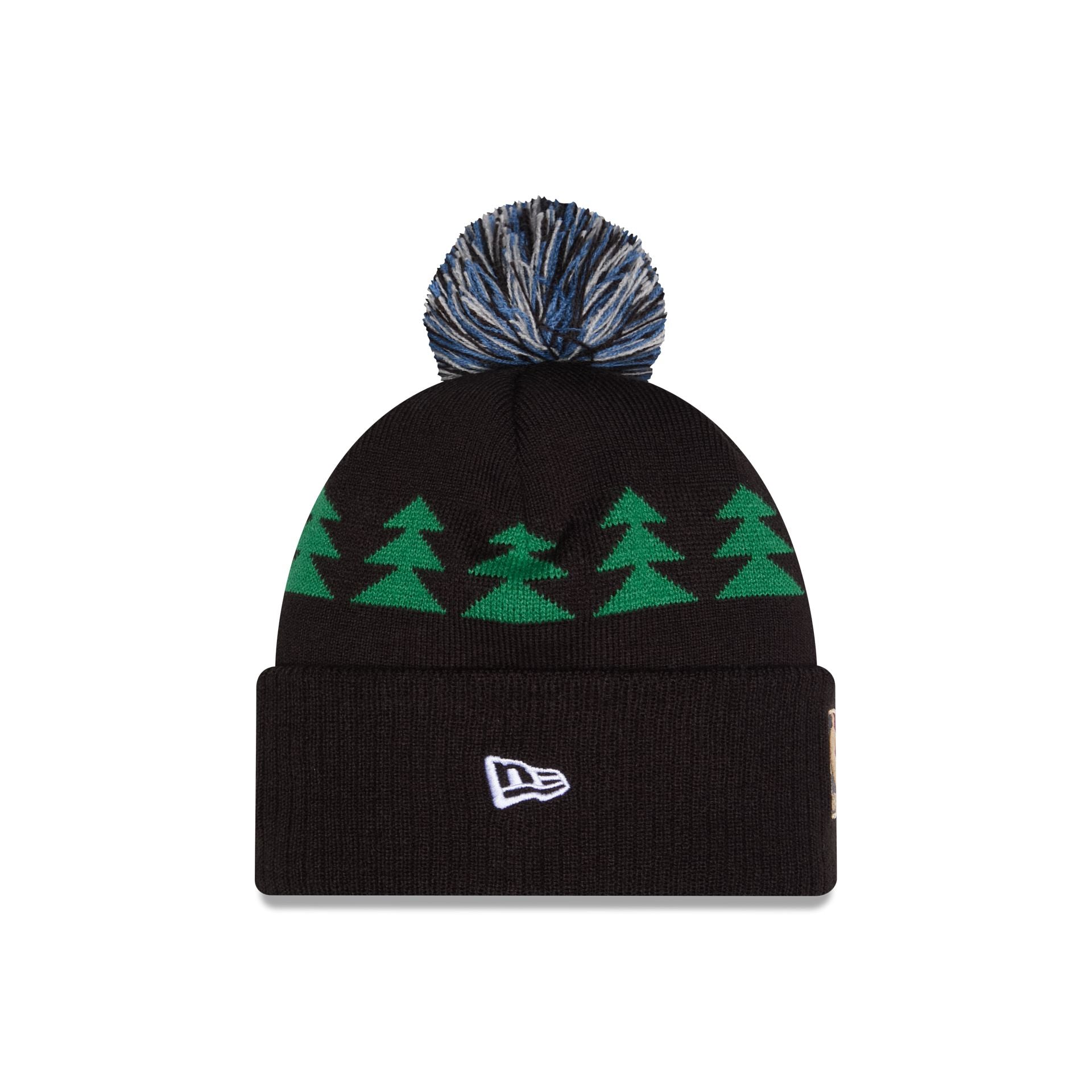 Alternative view of Minnesota Timberwolves 2025 Classic Edition Pom Knit Hat